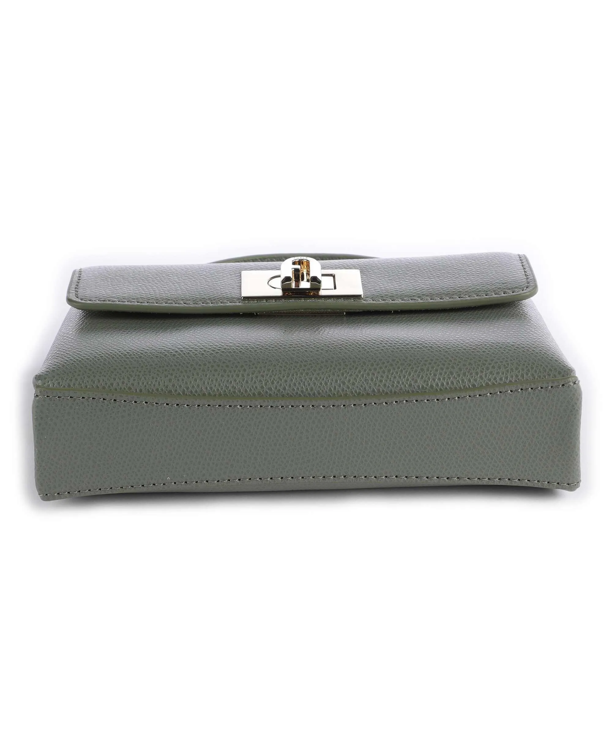  Furla 1927 Mini Borsa a tracolla pelle granulata verde scuro  