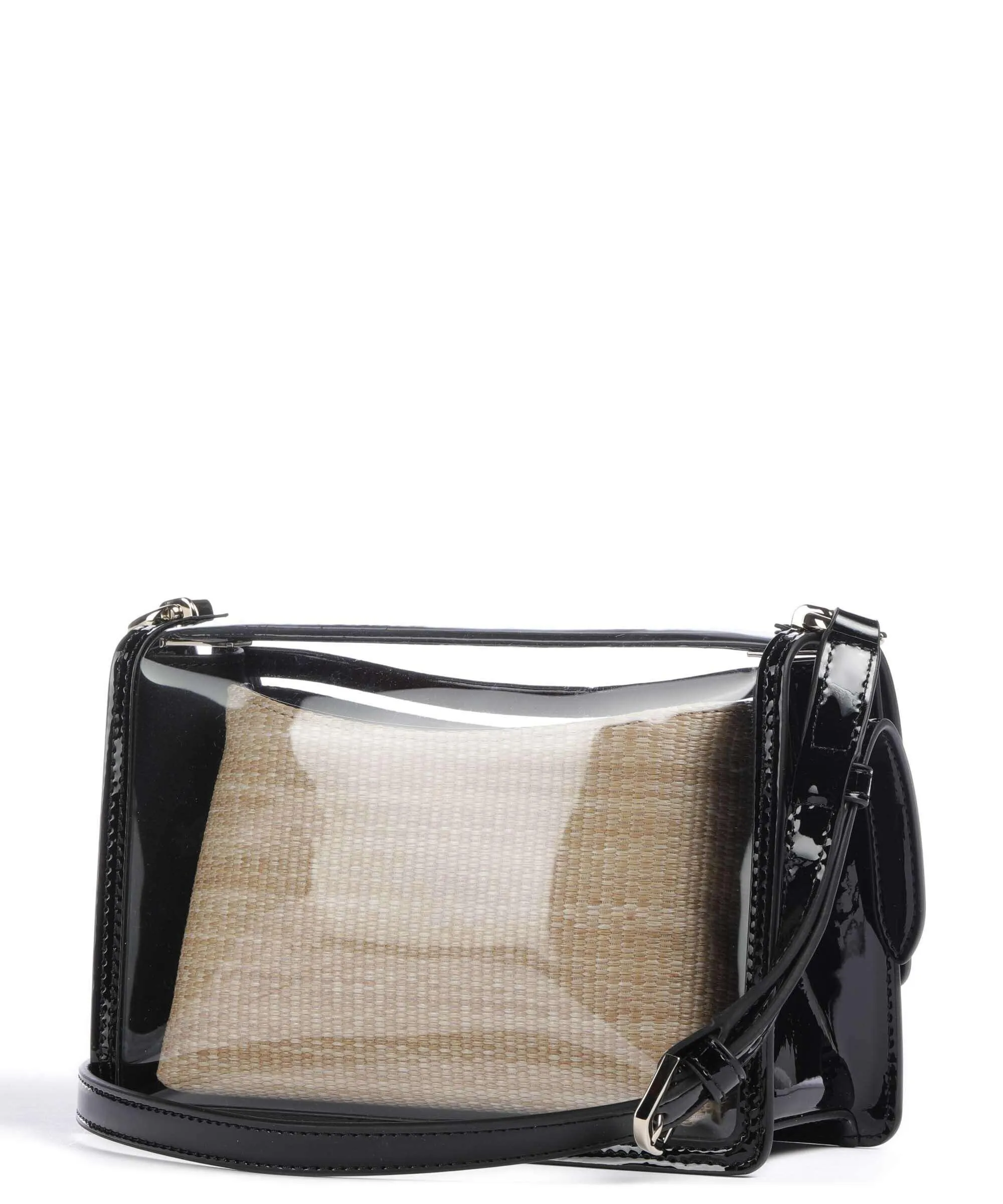  Furla 1927 Mini Borsa a tracolla plastica nero  