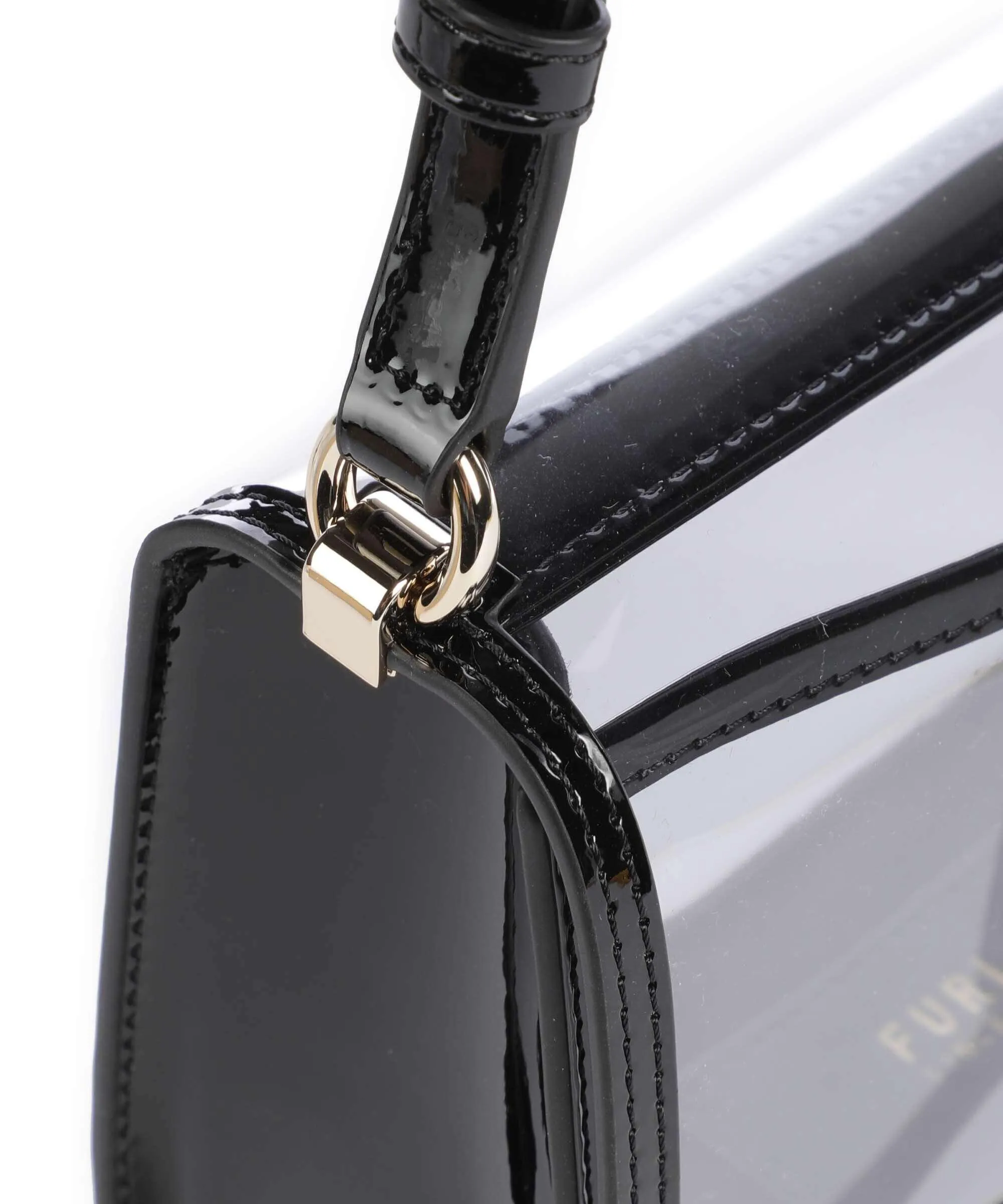  Furla 1927 Mini Borsa a tracolla plastica nero  