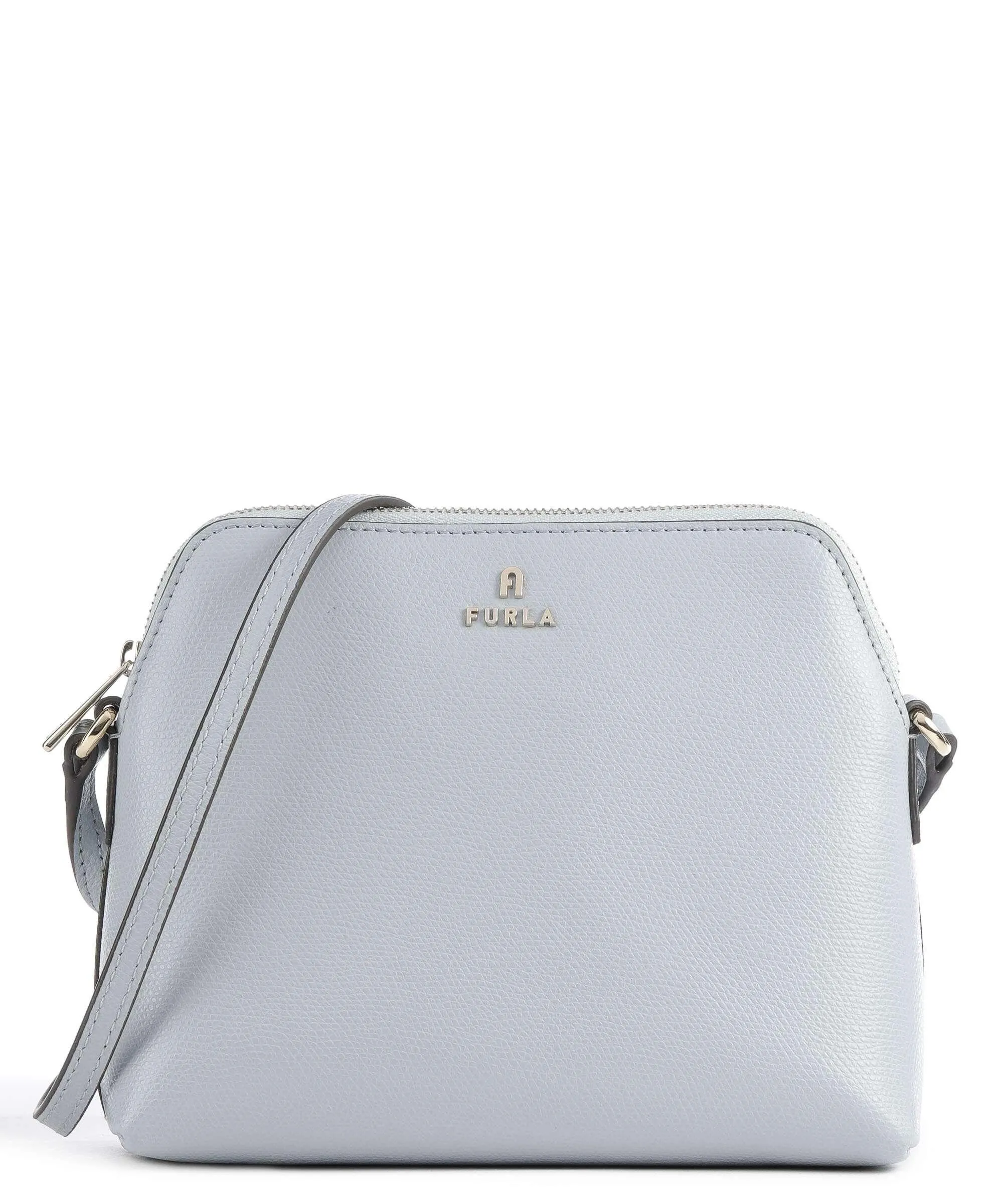  Furla Camelia Set Borsa a tracolla pelle granulata blu chiaro  