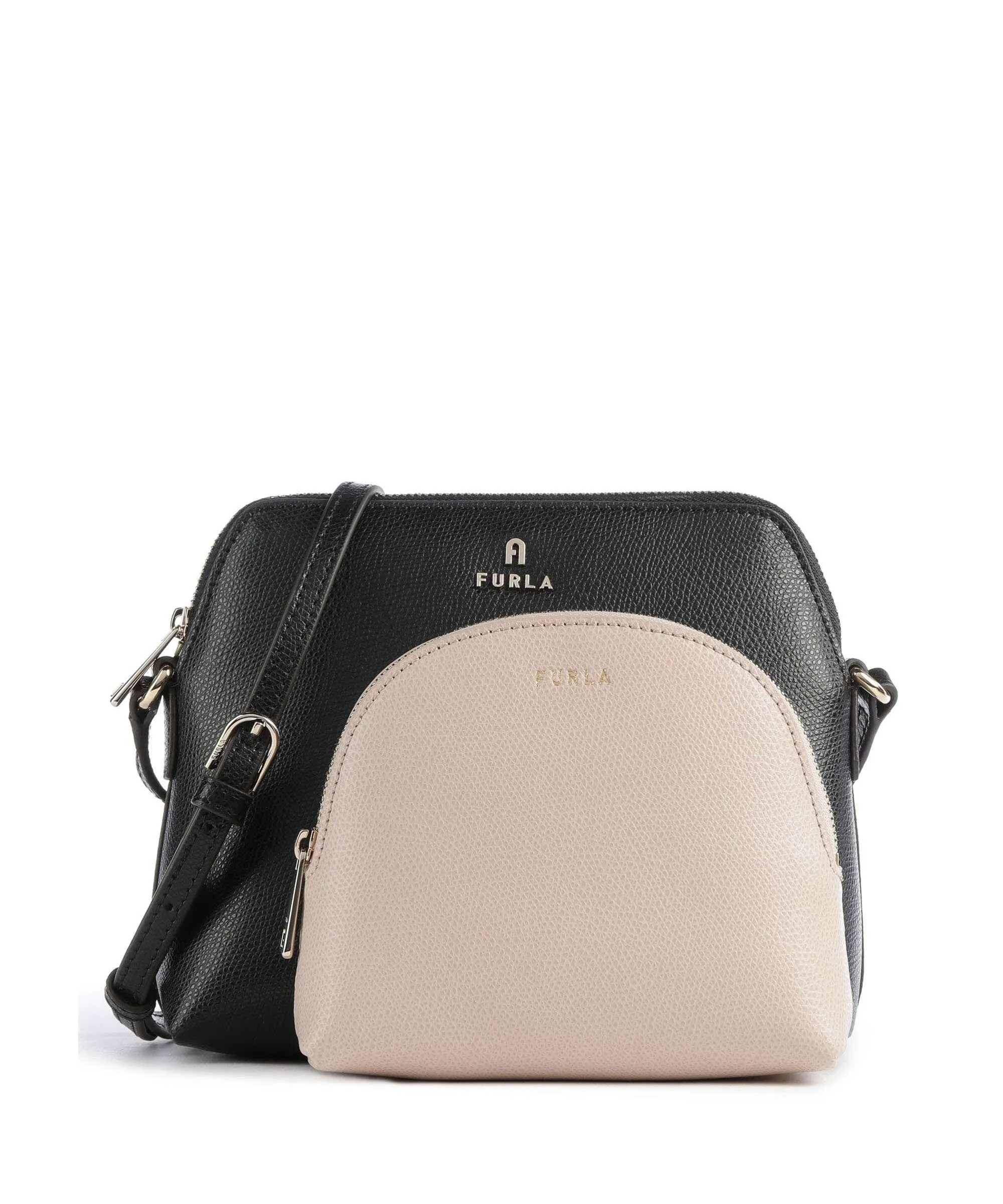  Furla Camelia Set Borsa a tracolla pelle granulata nero  