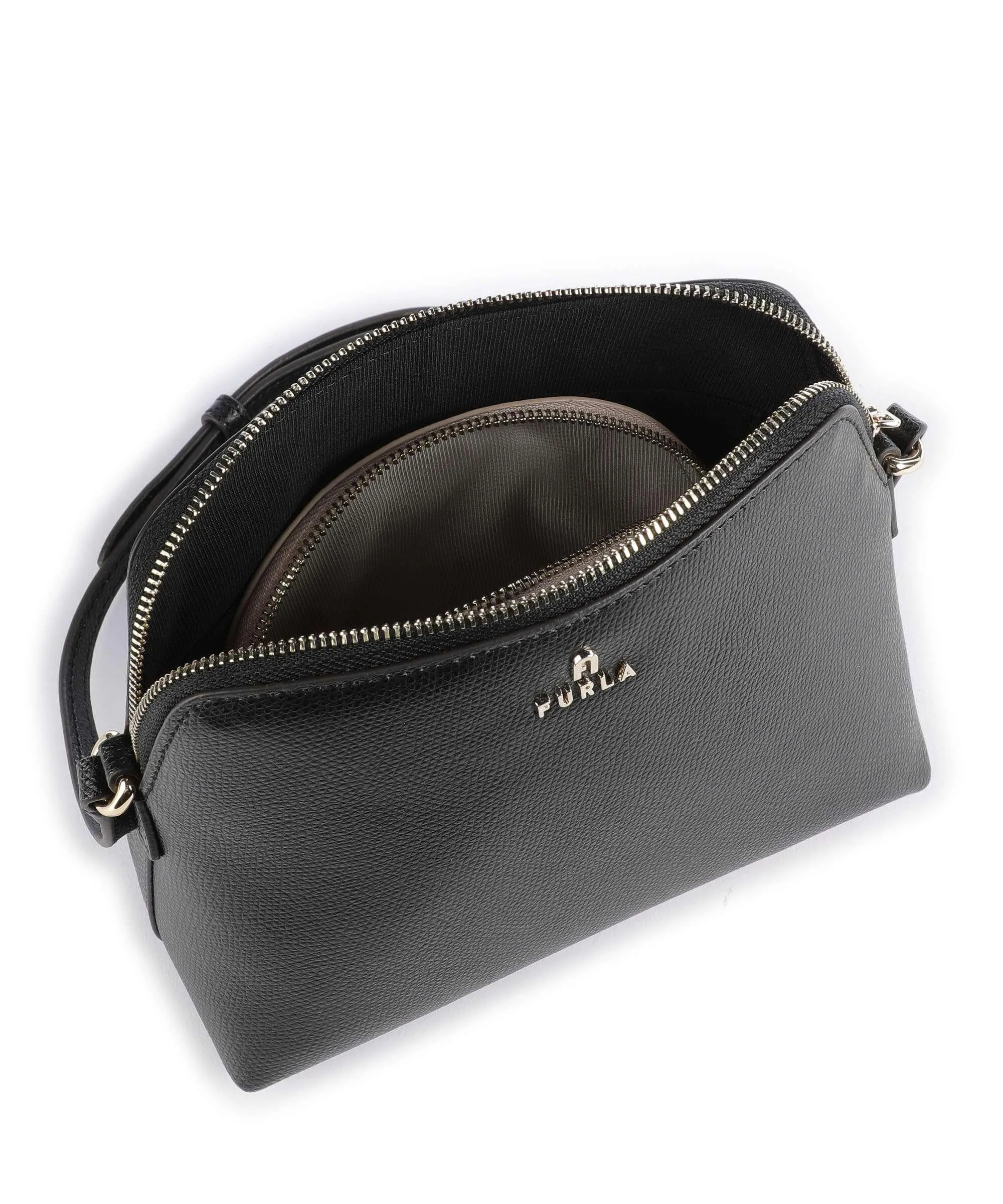  Furla Camelia Set Borsa a tracolla pelle granulata nero  