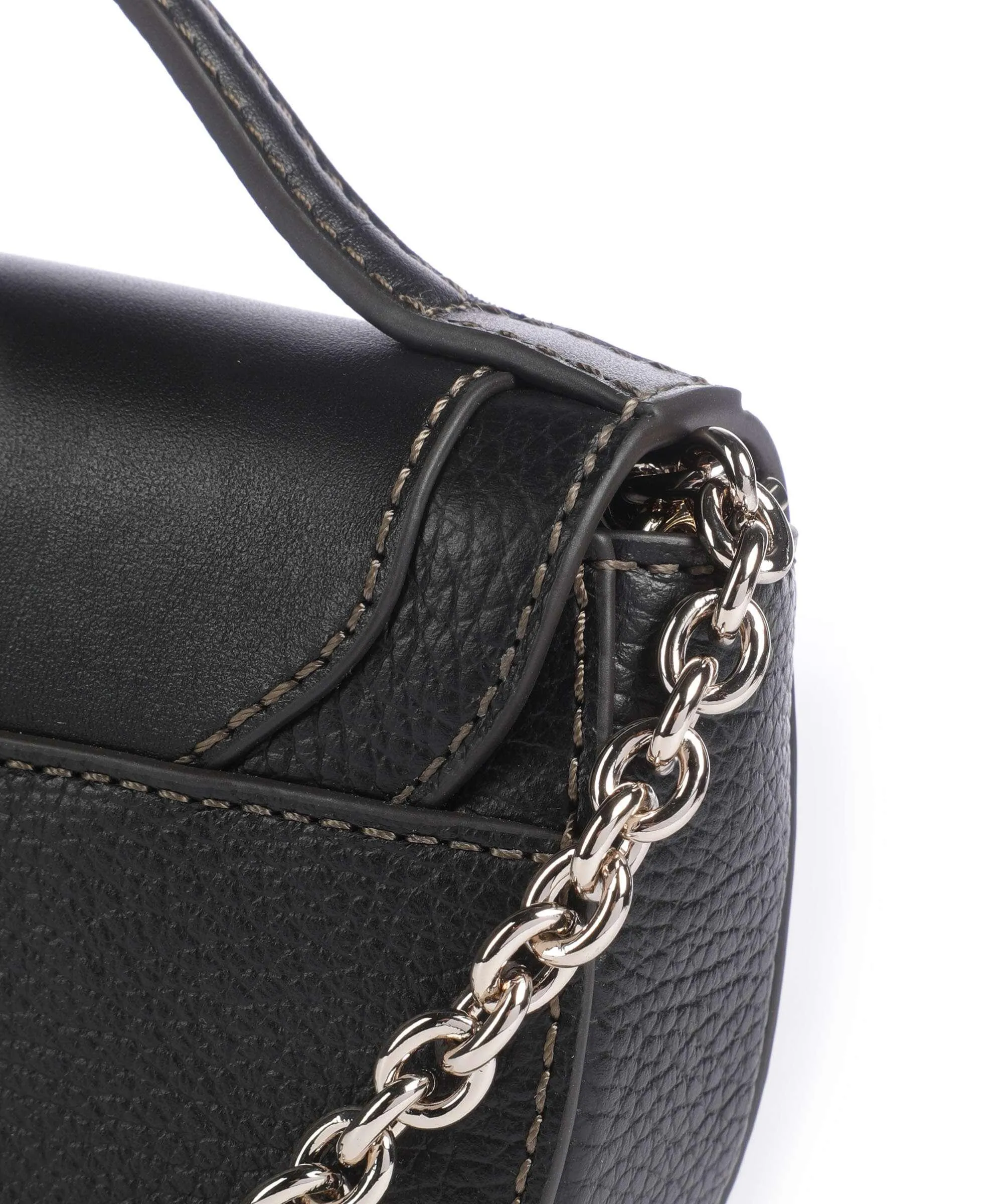  Furla Club 2 Mini Borsa a tracolla pelle granulata nero  