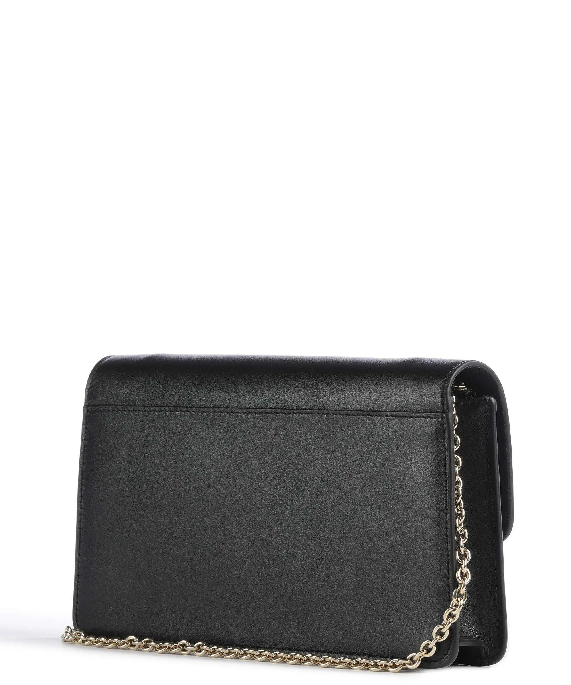  Furla Diamante Mini Borsa a tracolla pelle liscia nero  