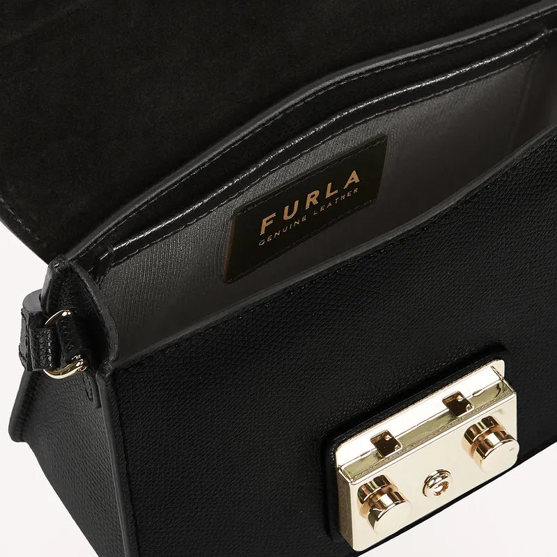 Furla METROPOLIS MINI borsa a bandoliera nero