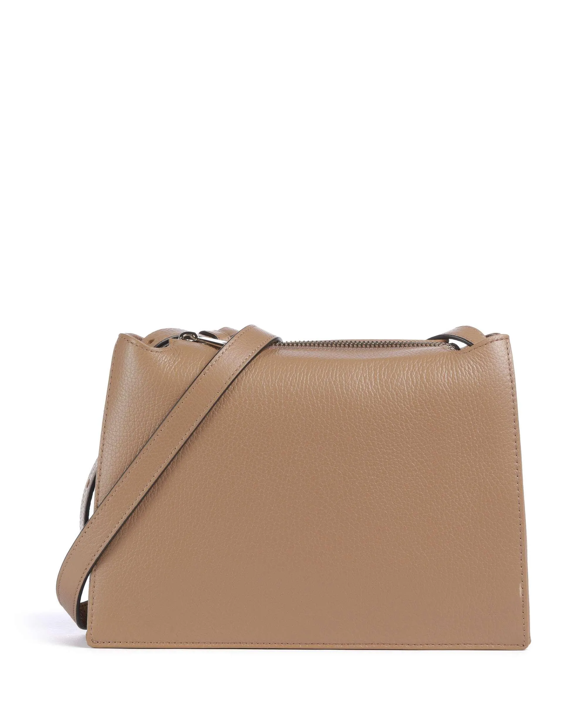  Furla Nuvola S Borsa a tracolla pelle granulata marrone chiaro  