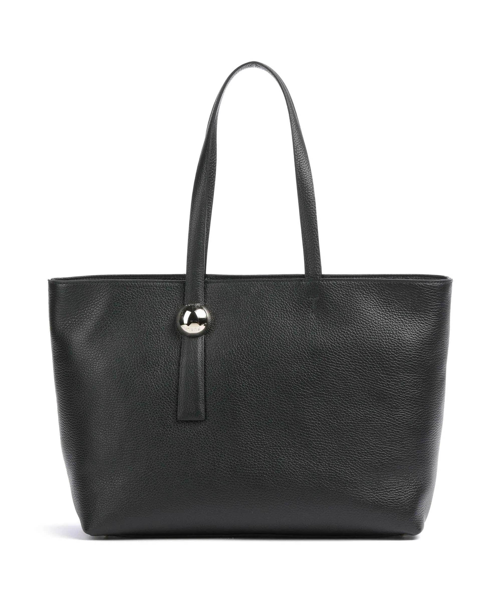  Furla Sfera L Borsa shopper pelle granulata nero  