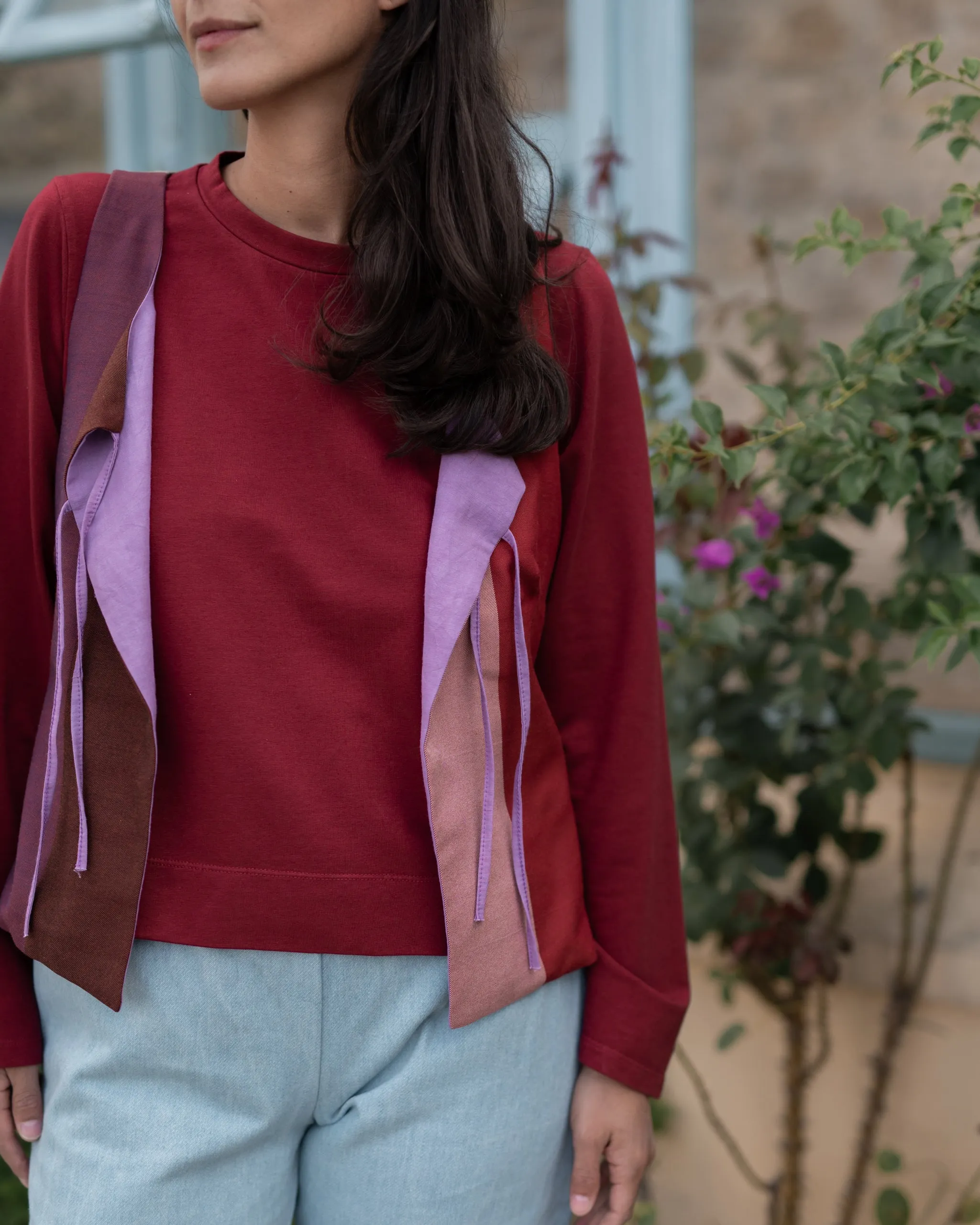 GILET FAZZOLETTO  cotone, lana e lino