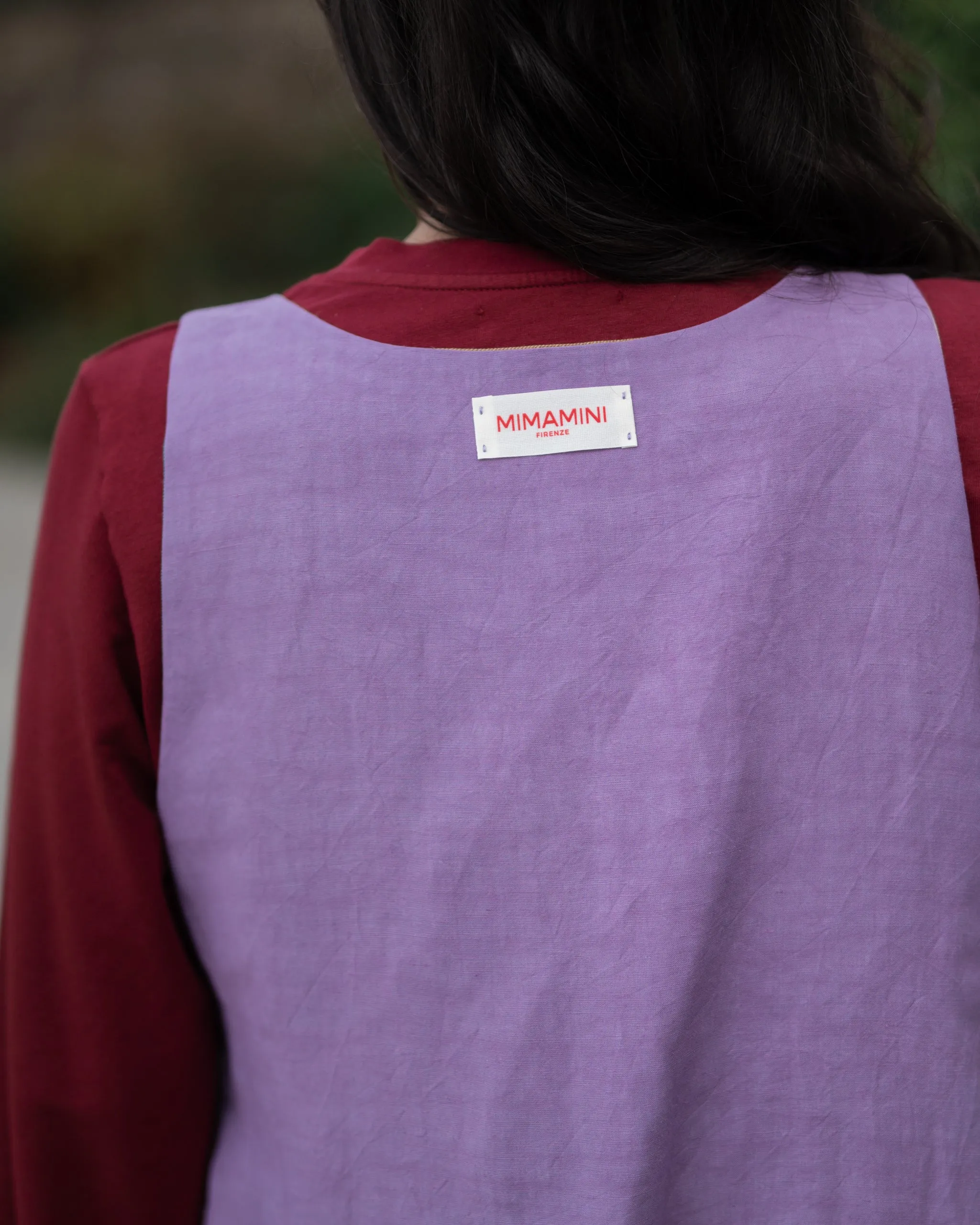 GILET FAZZOLETTO  cotone, lana e lino