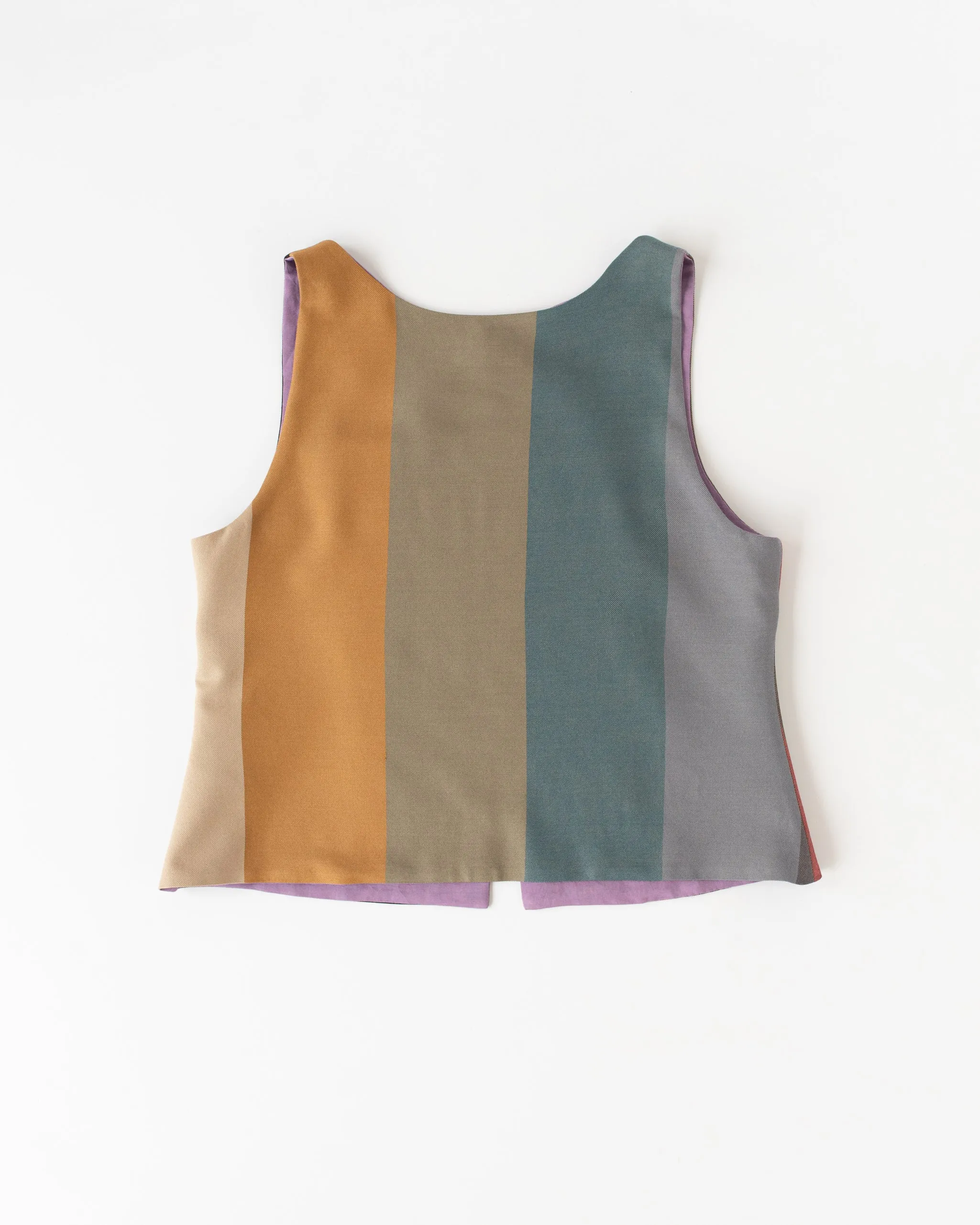 GILET FAZZOLETTO  cotone, lana e lino