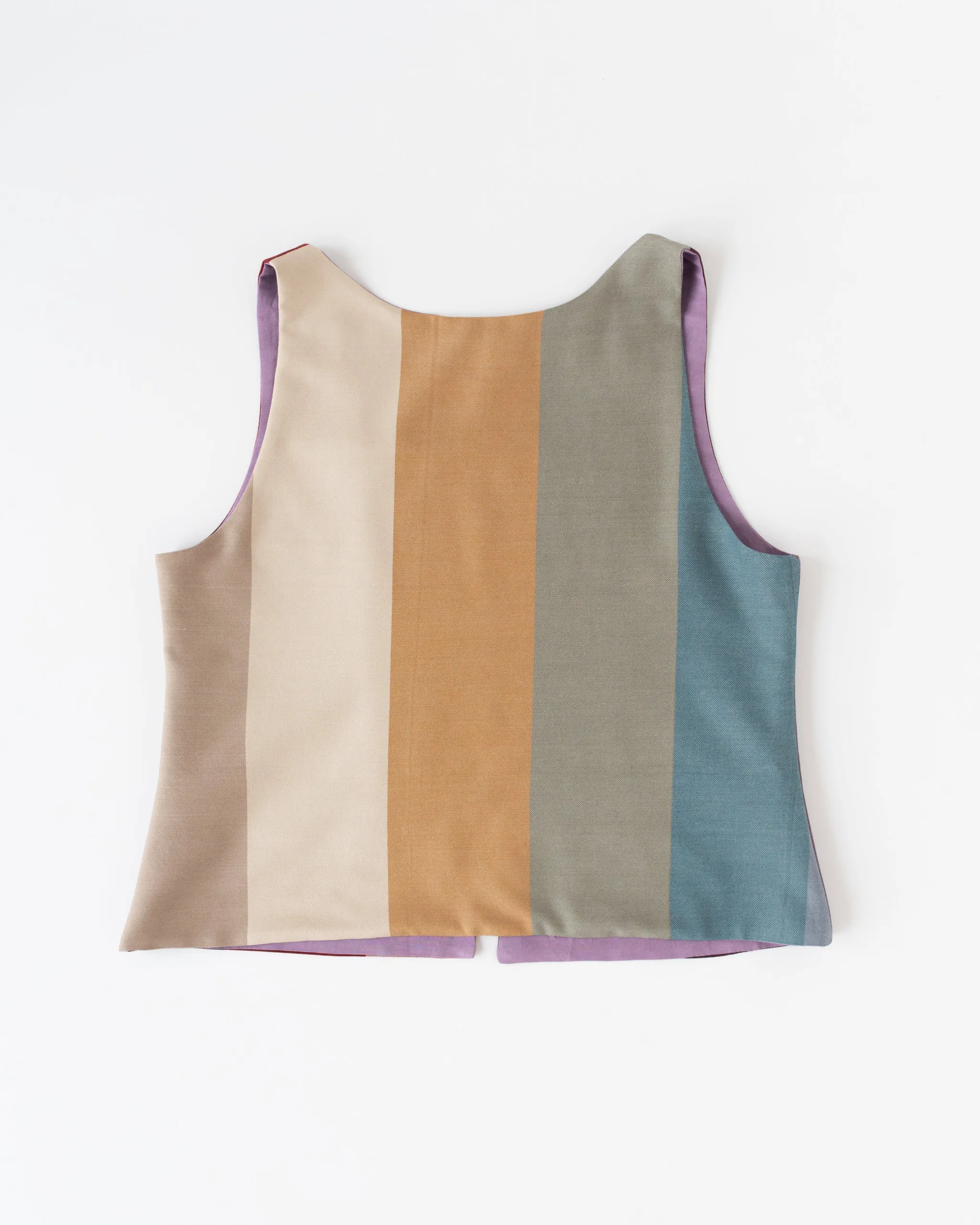 GILET FAZZOLETTO  cotone, lana e lino