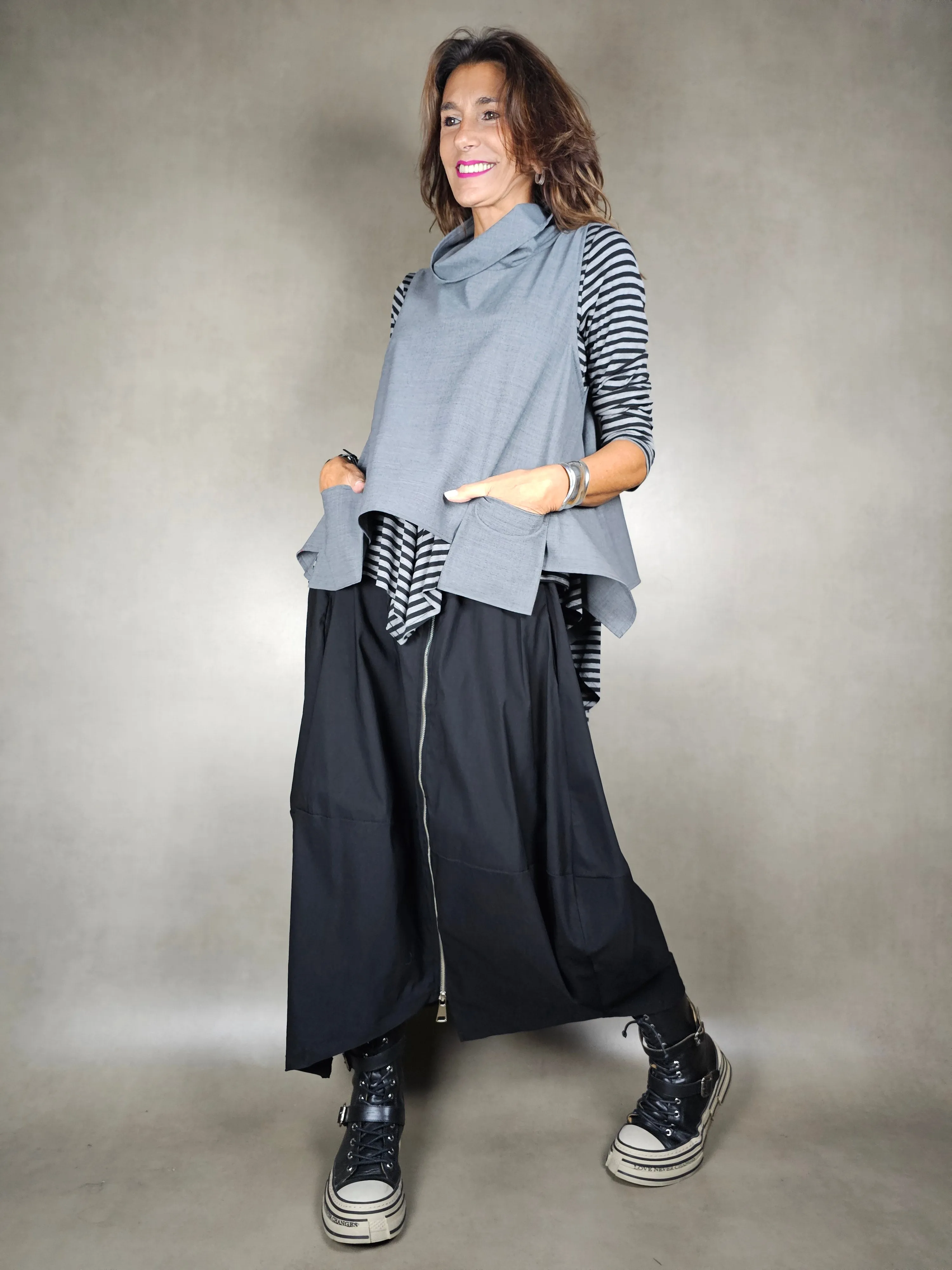 gilet fresco lana tasche a sbalzo 63pl33vi4ea