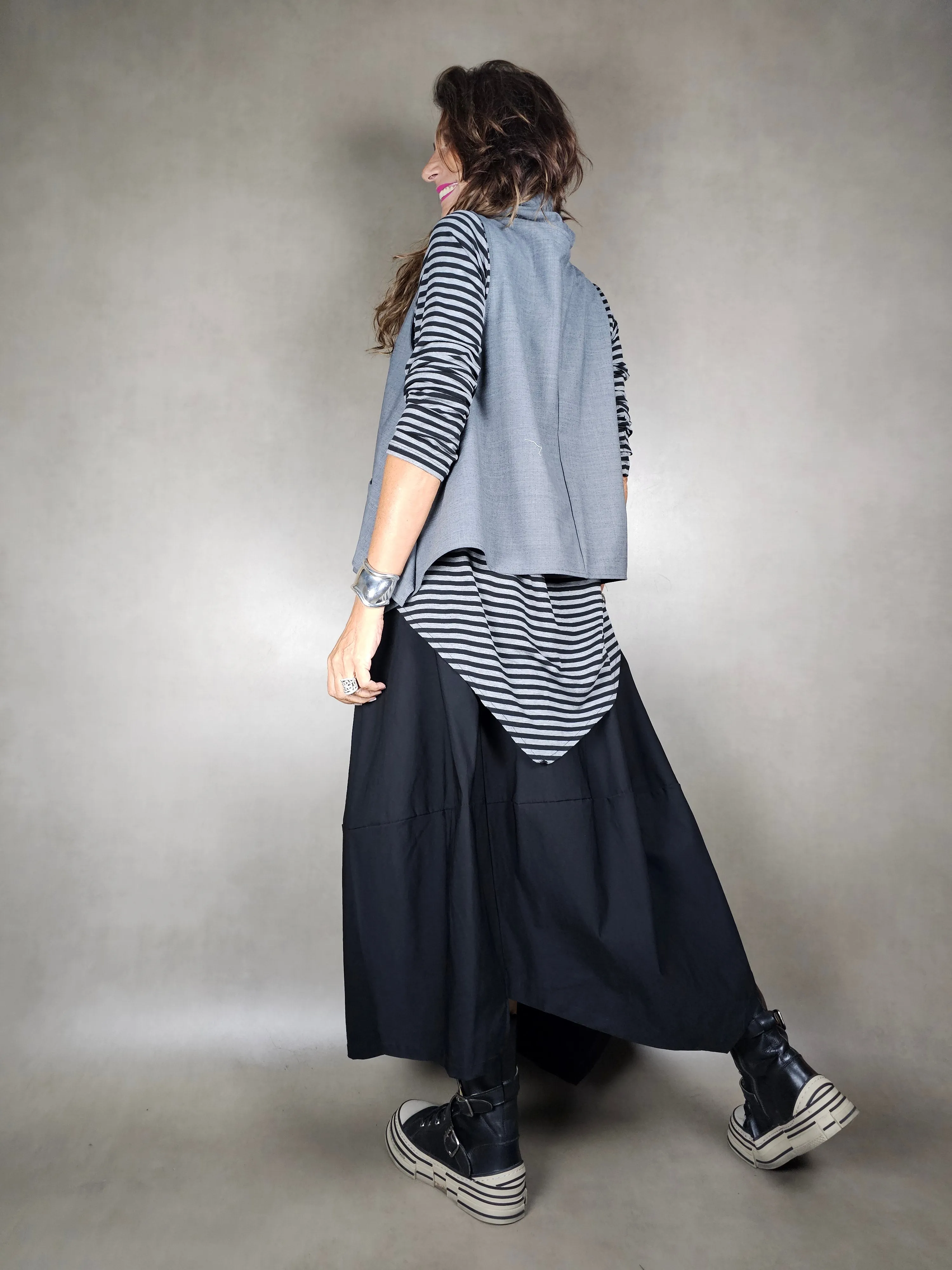 gilet fresco lana tasche a sbalzo 63pl33vi4ea