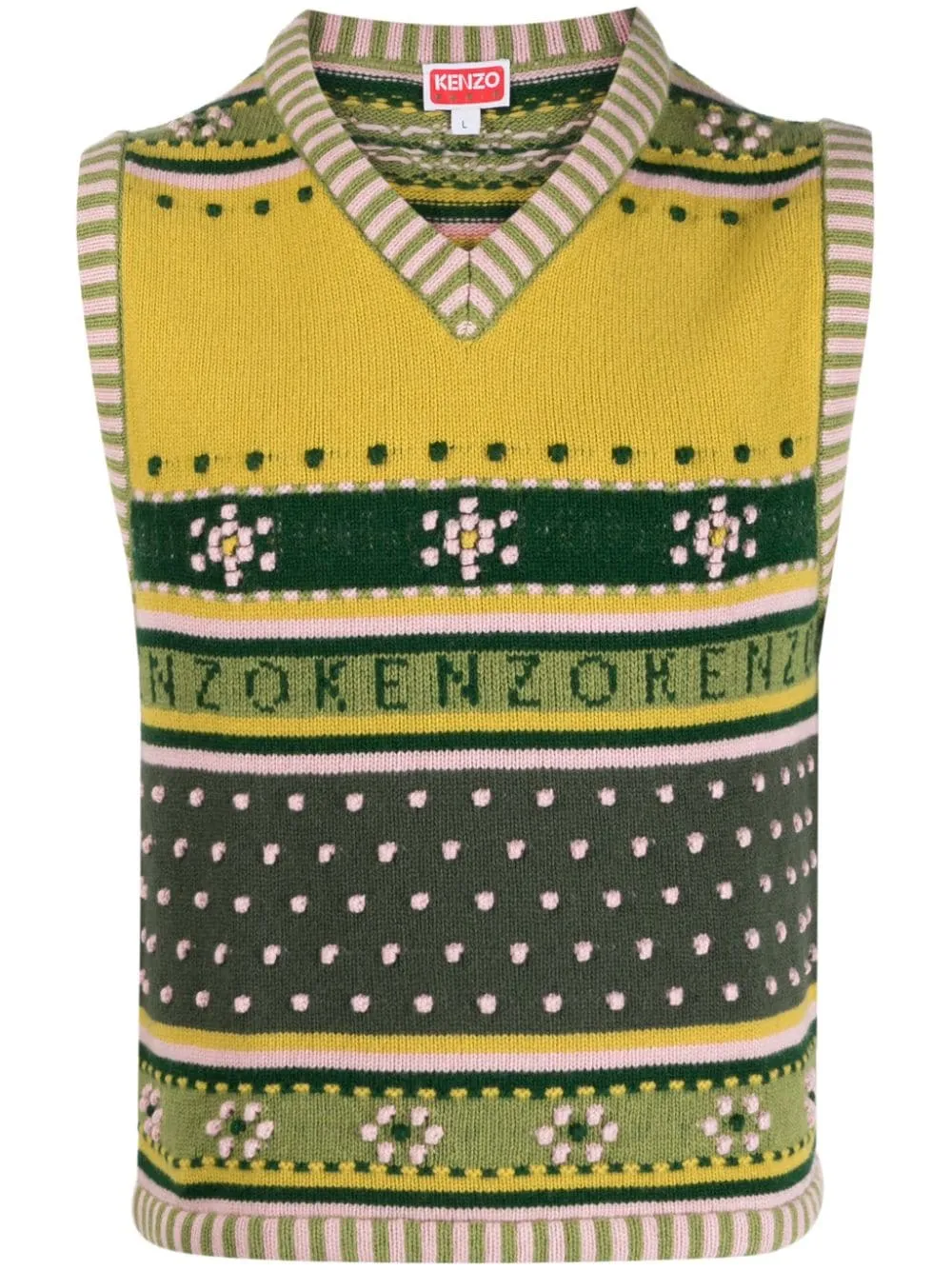 Gilet in maglia Fairisle