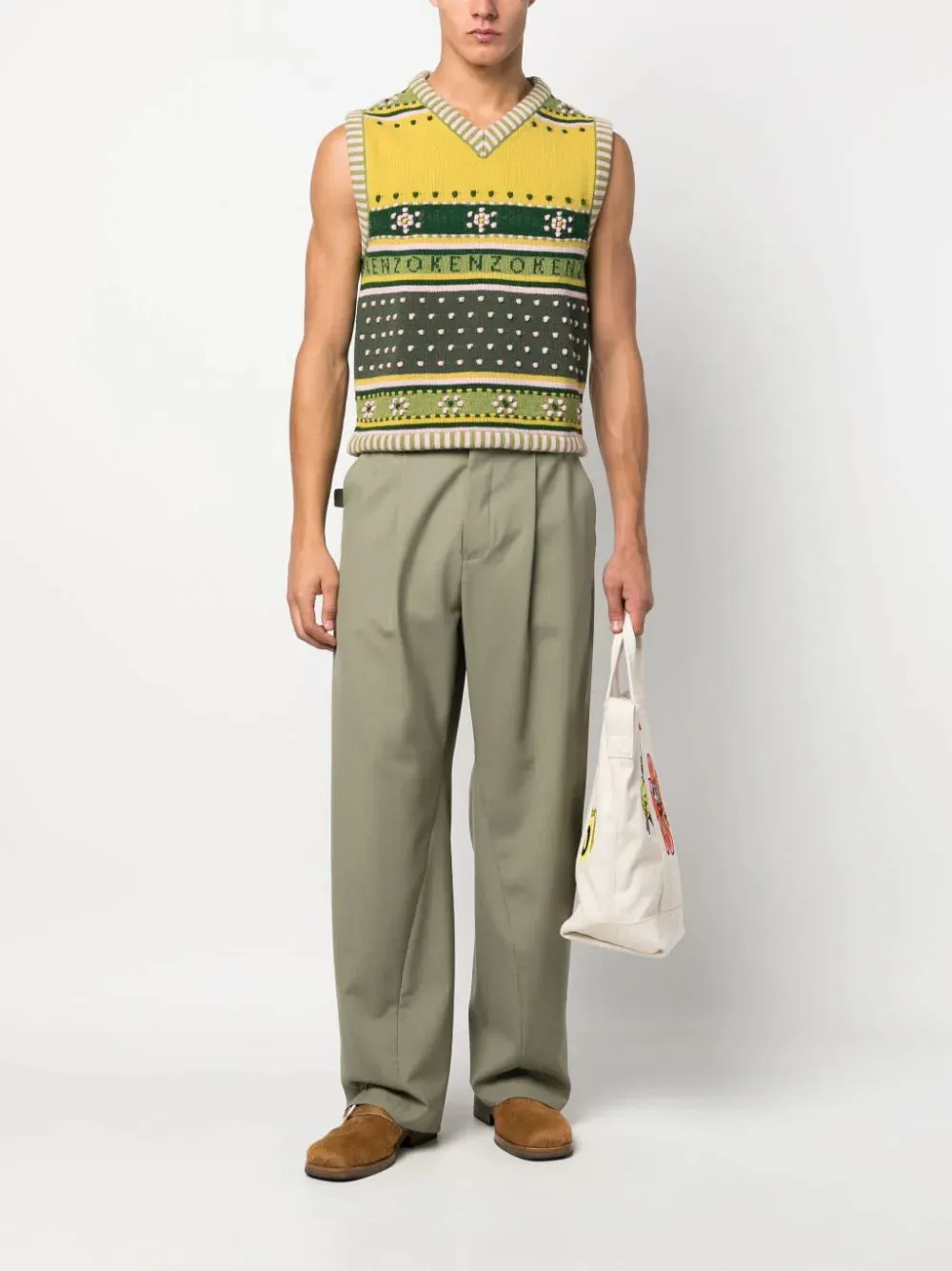 Gilet in maglia Fairisle