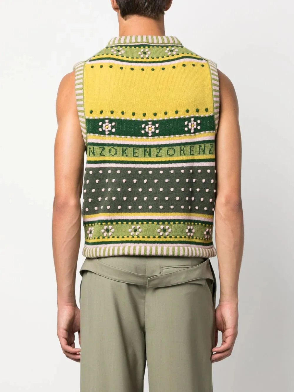 Gilet in maglia Fairisle