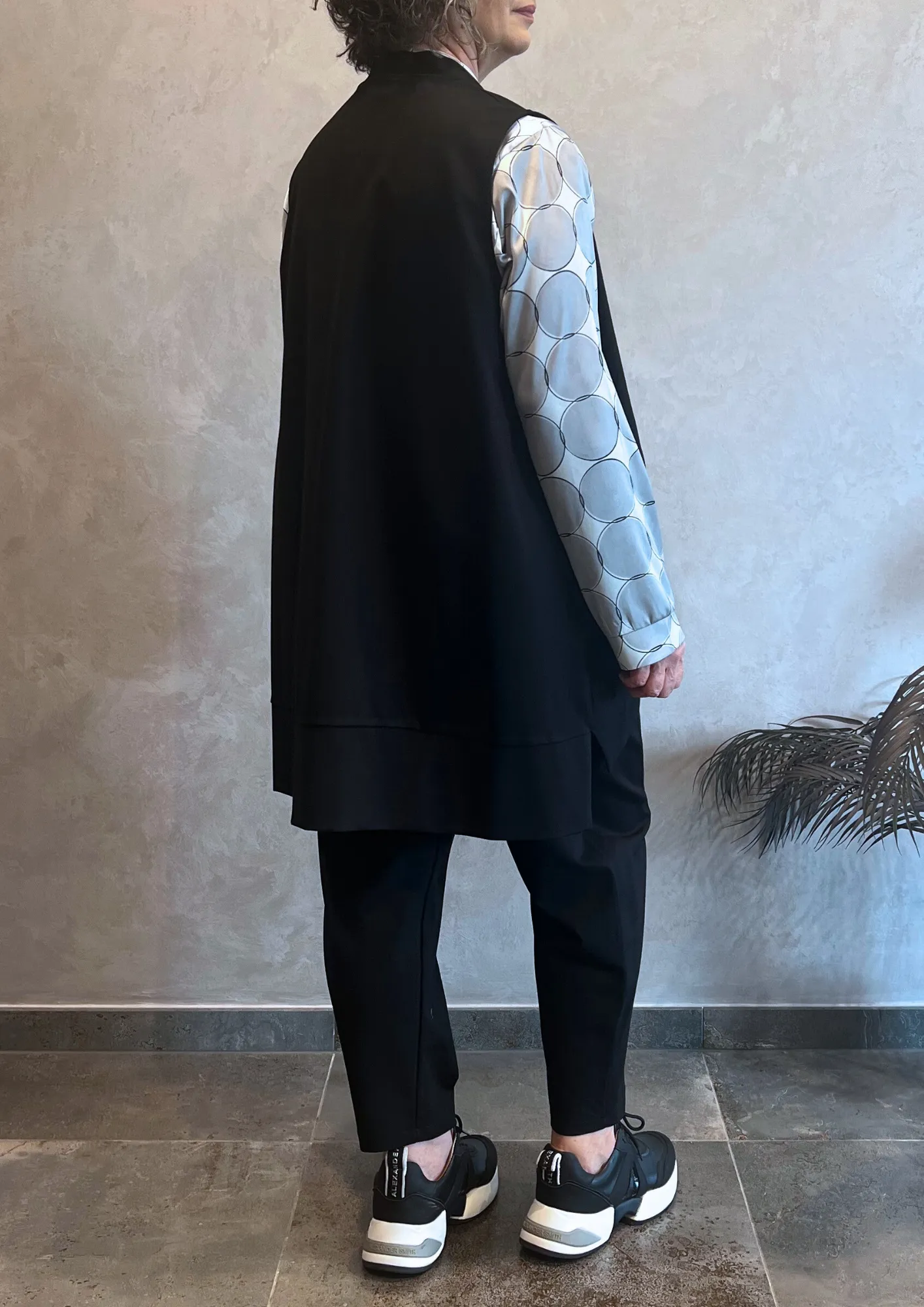 Gilet over asimmetrico Punto Milano