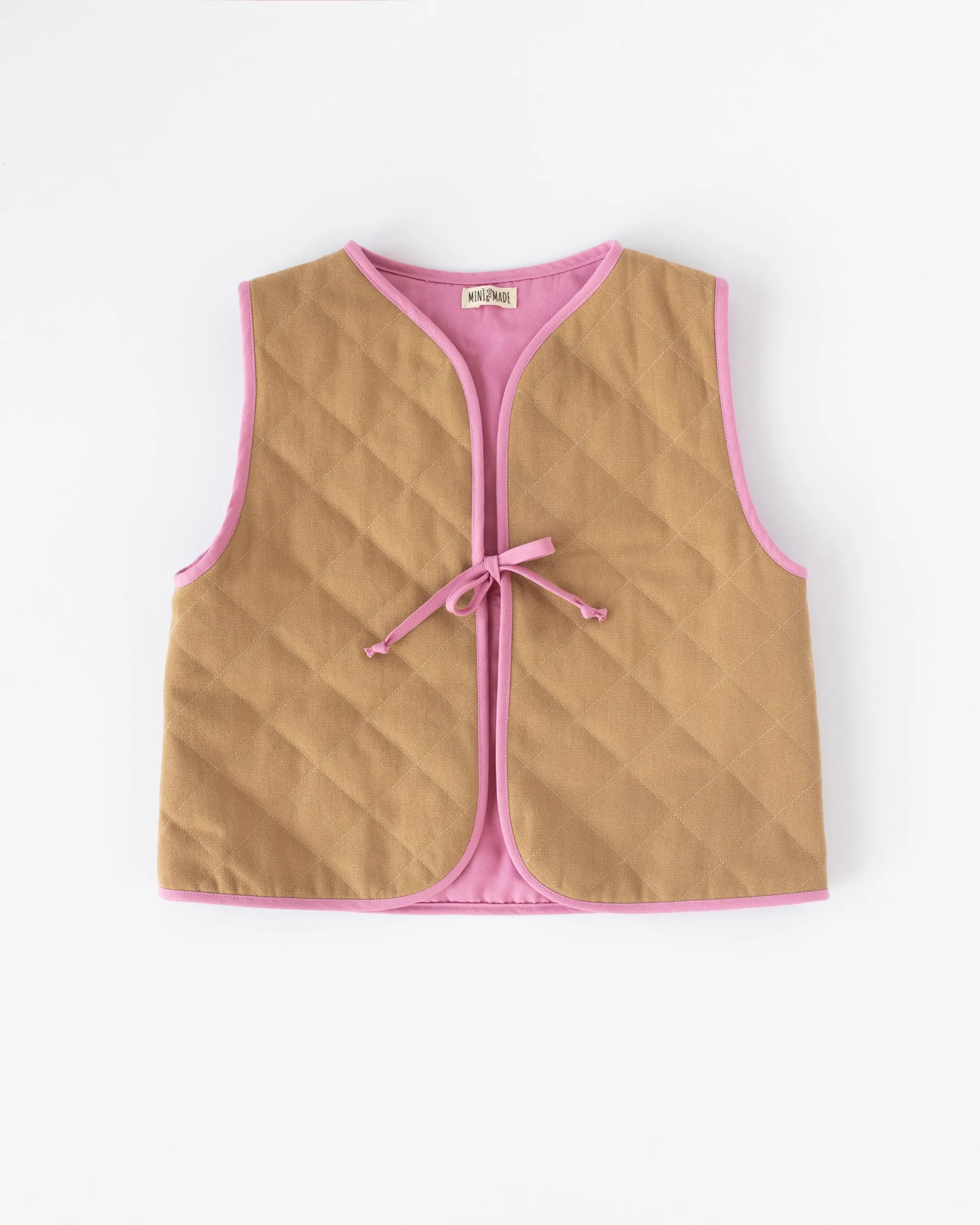 GILET reversibile  trapuntato di cotone