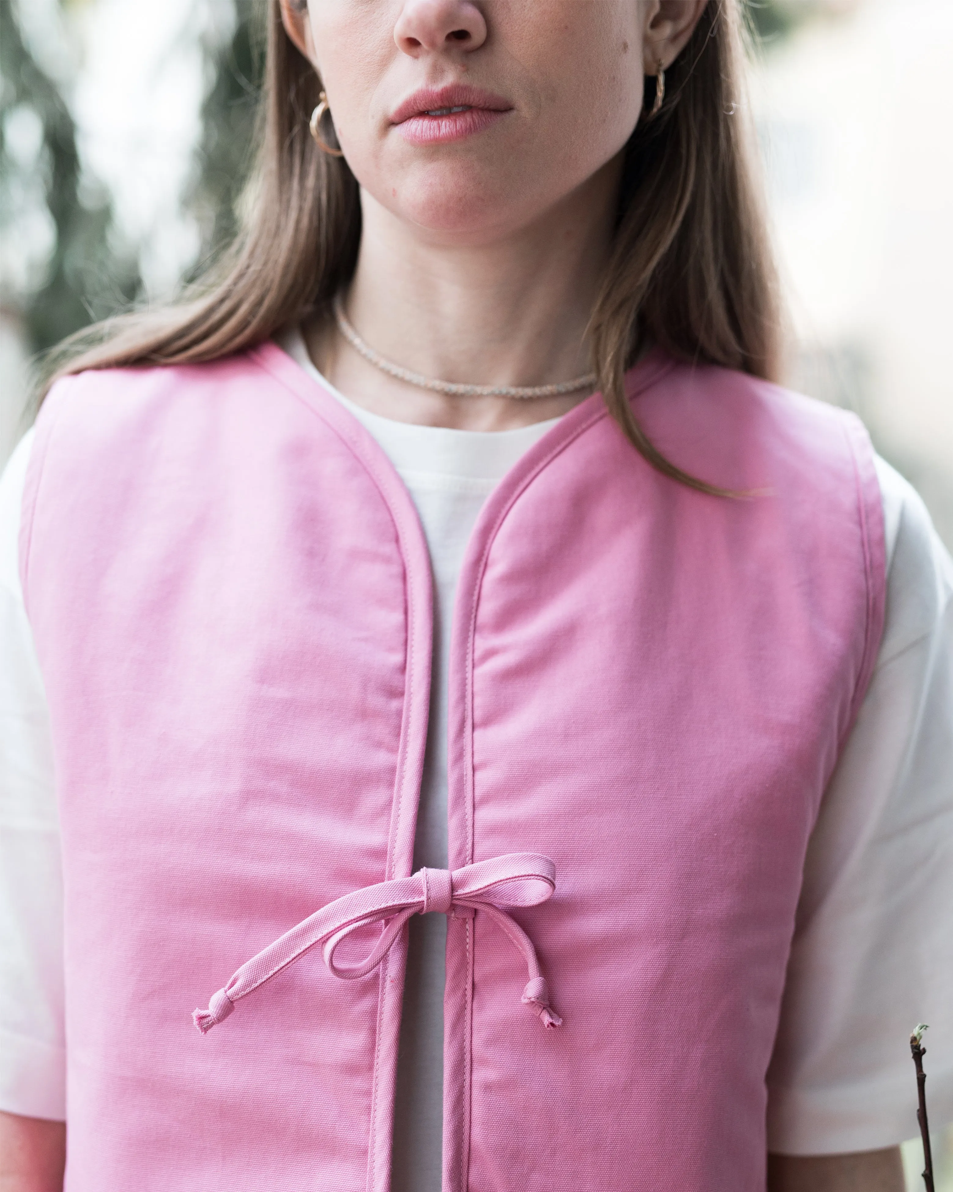 GILET reversibile  trapuntato di cotone
