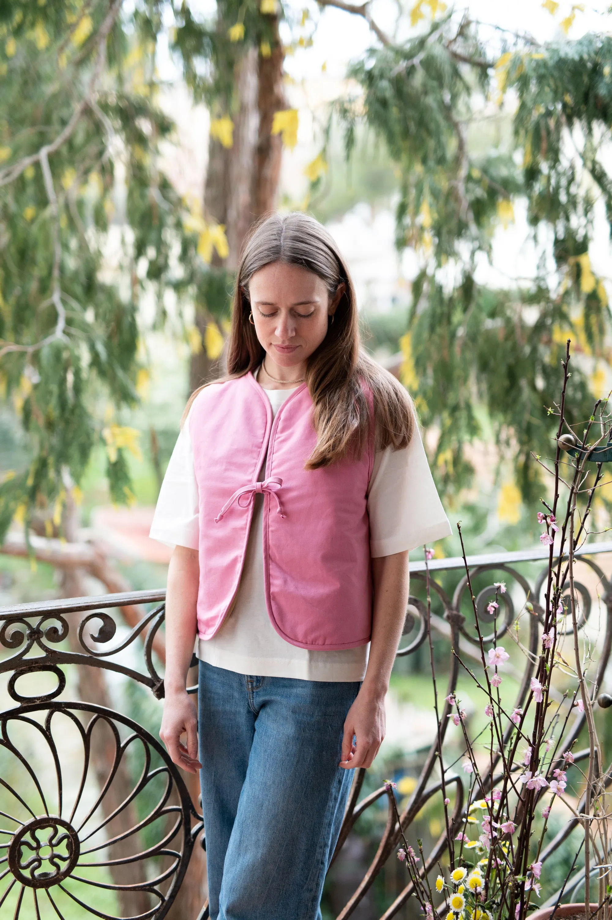 GILET reversibile  trapuntato di cotone
