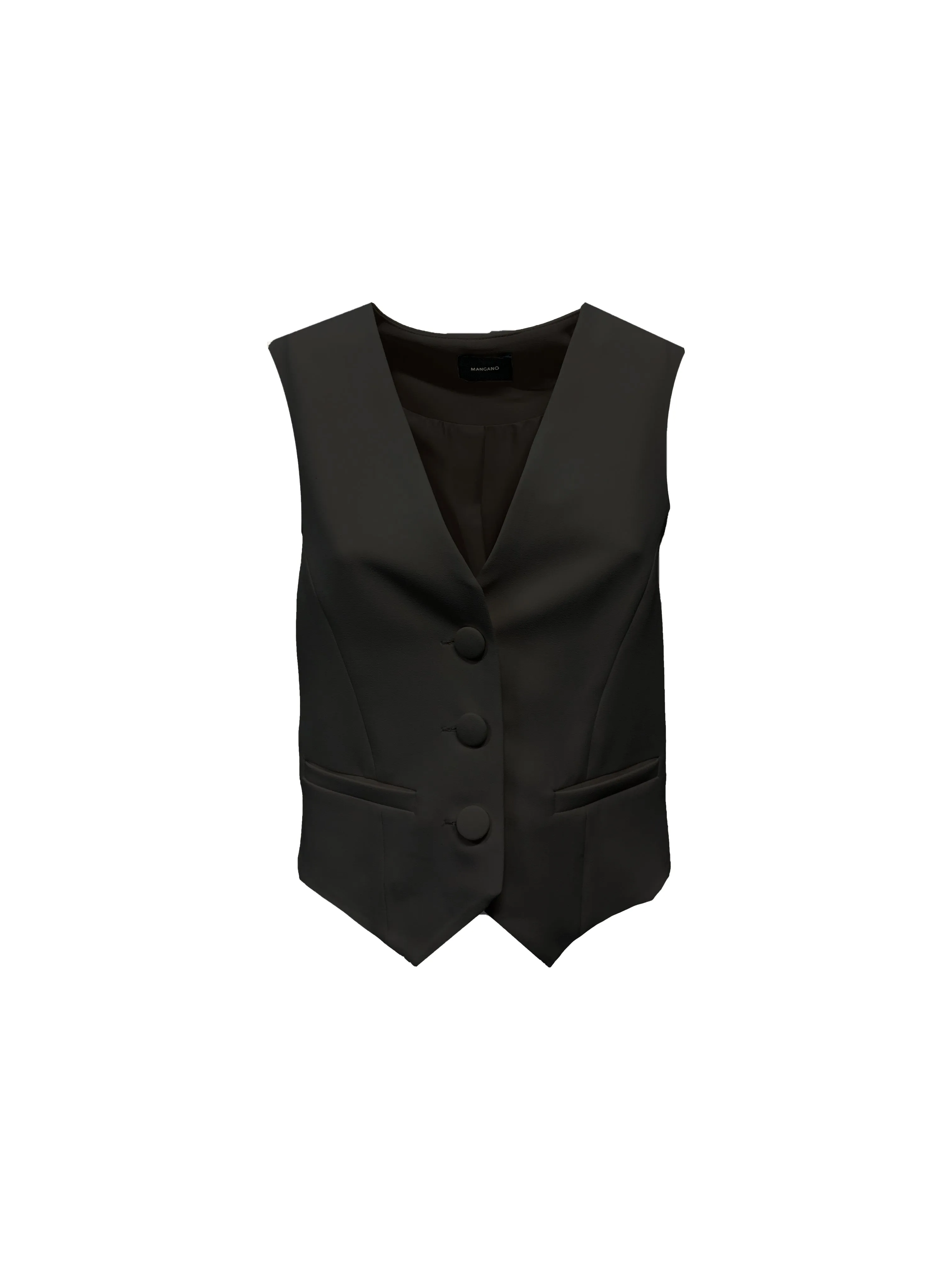 GILET TAGLIO  DRITTO  BOTT.GIOIELLO