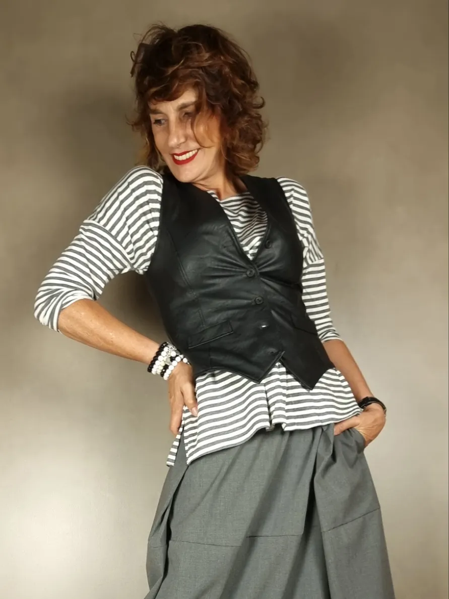 gilet uomo ecopelle 64pu36vi