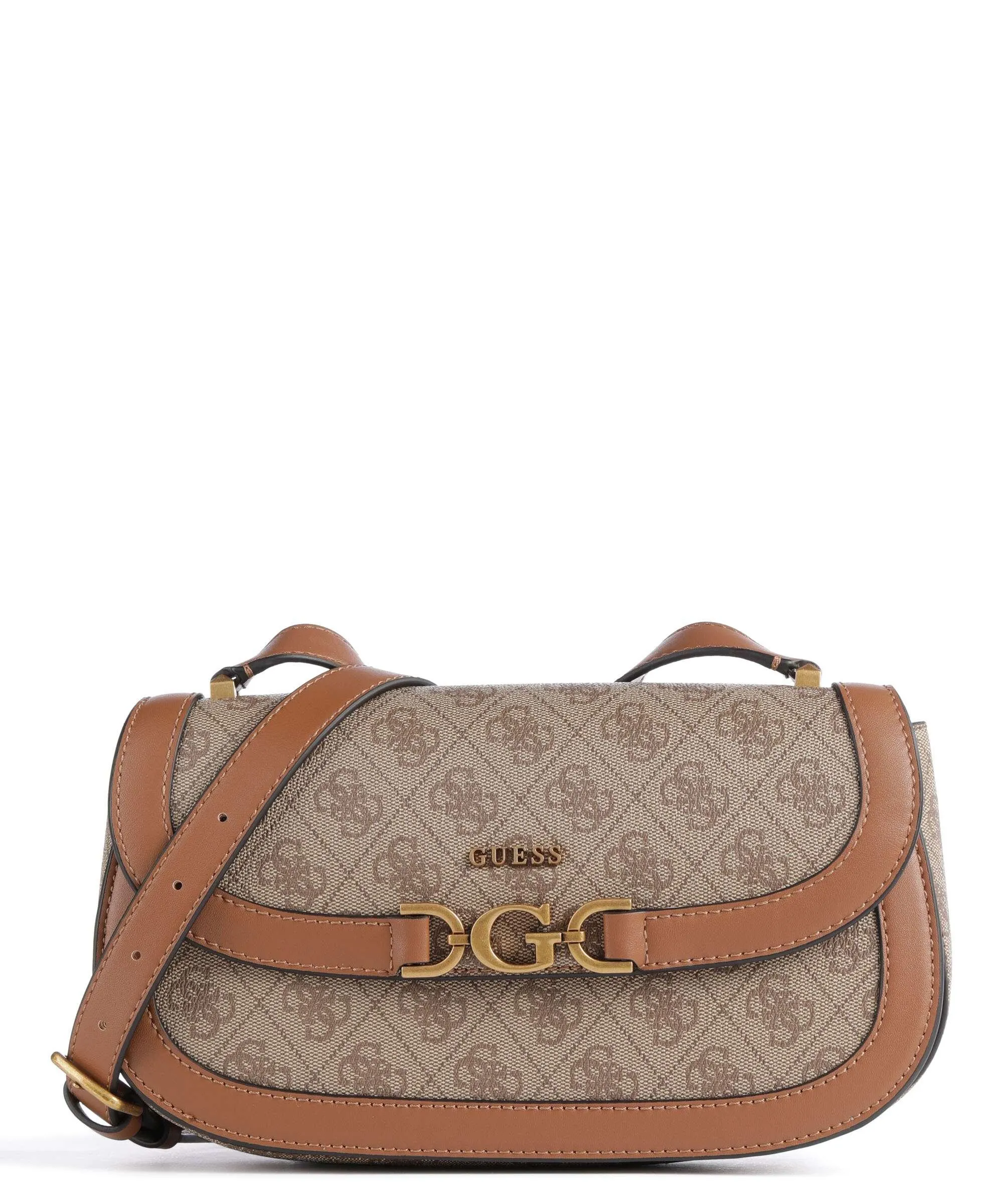  Guess Dagan Borsa a tracolla pelle sintetica marrone chiaro  