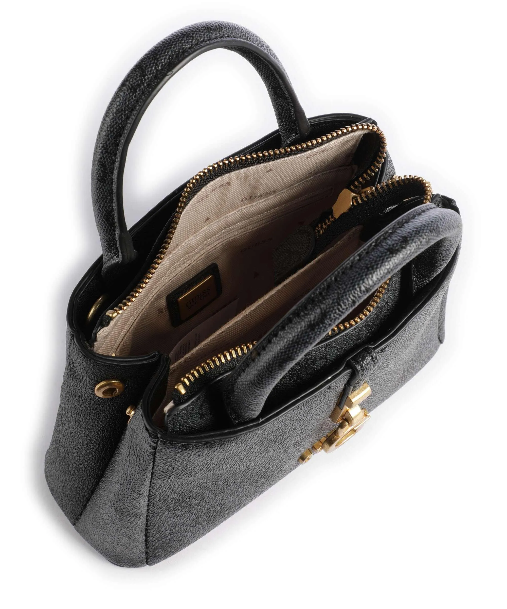  Guess G James Borsa a tracolla pelle sintetica grigio scuro  