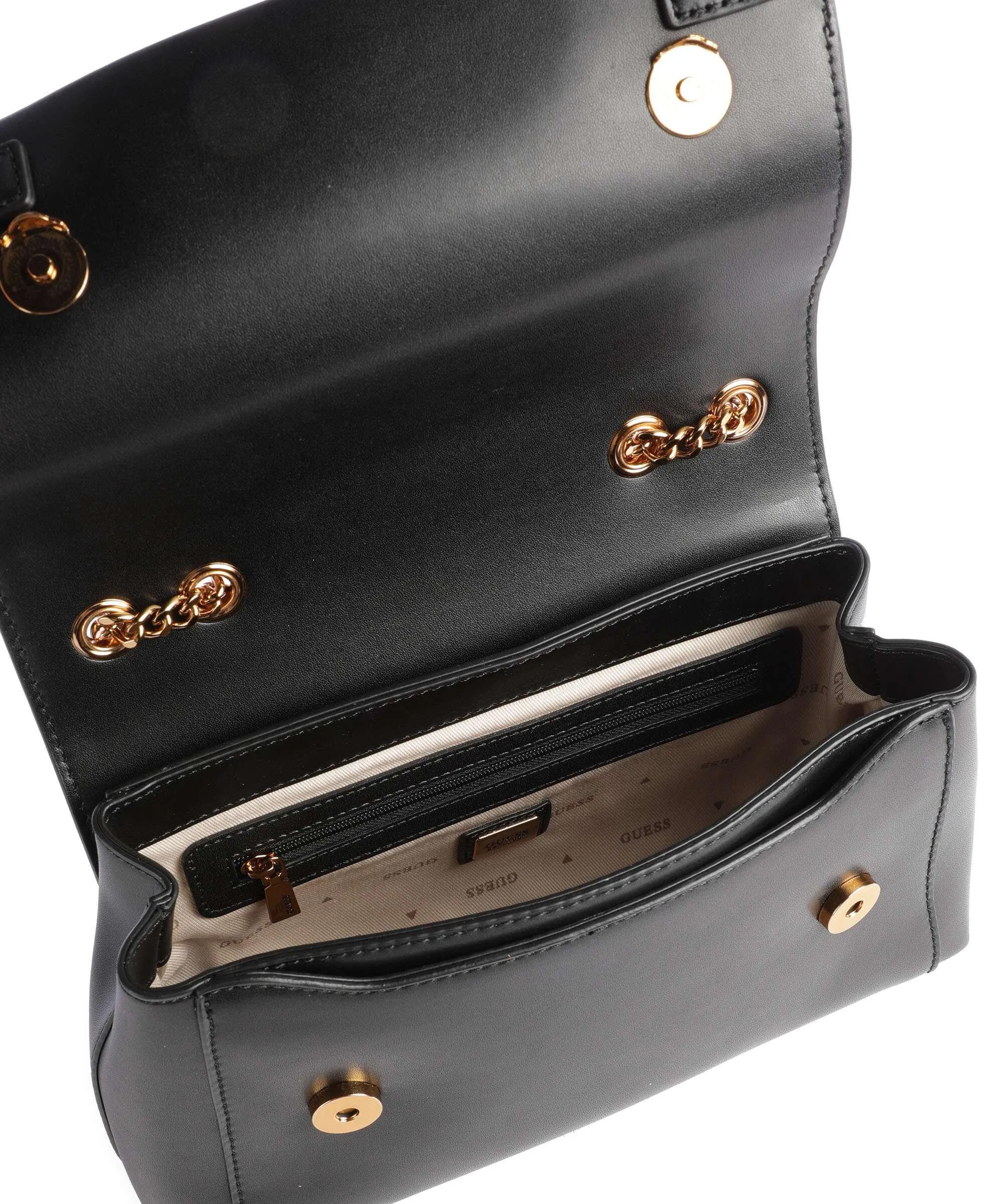  Guess Sestri Borsa a spalla pelle sintetica nero  