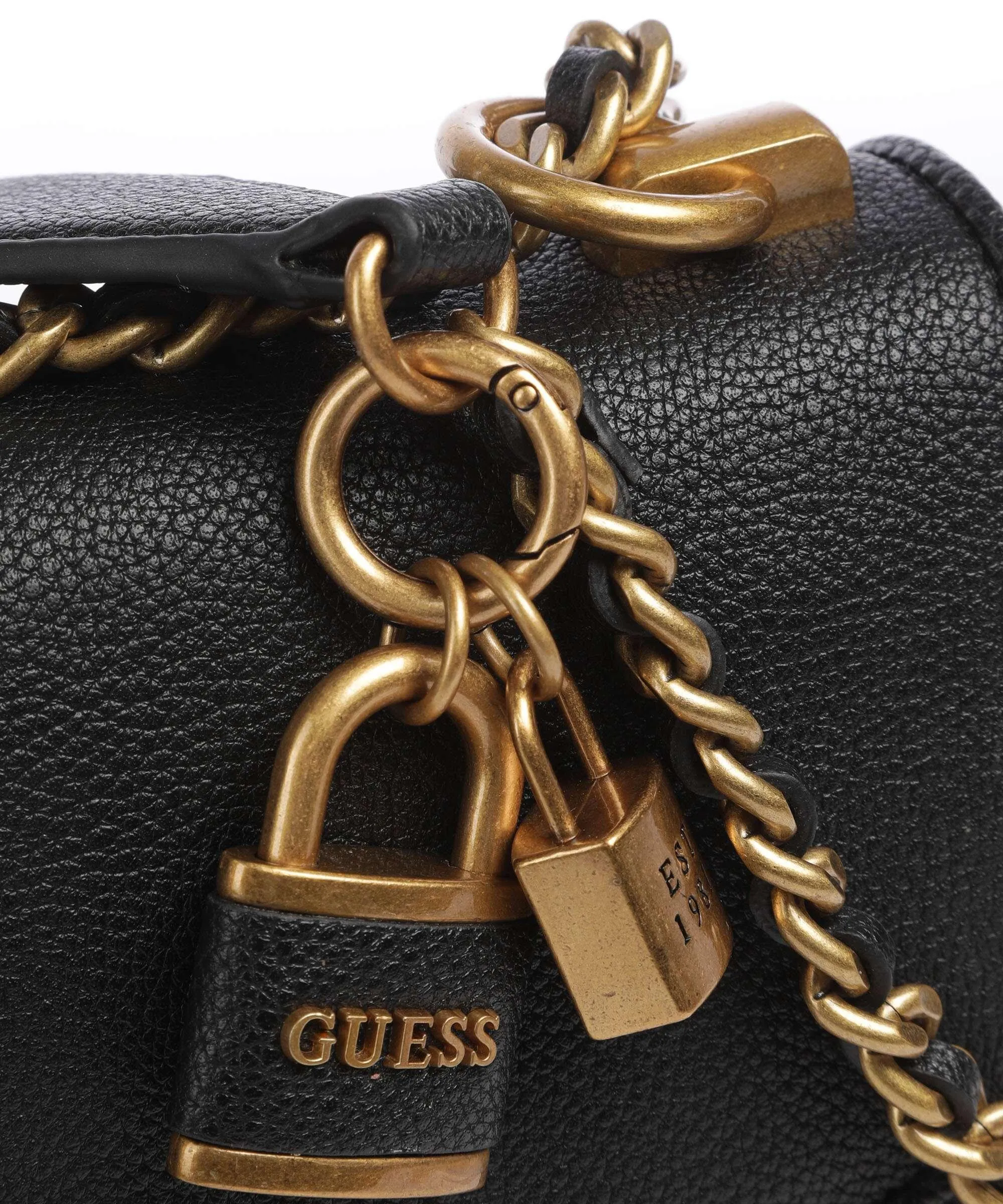  Guess Shemara Borsa a spalla pelle sintetica nero  