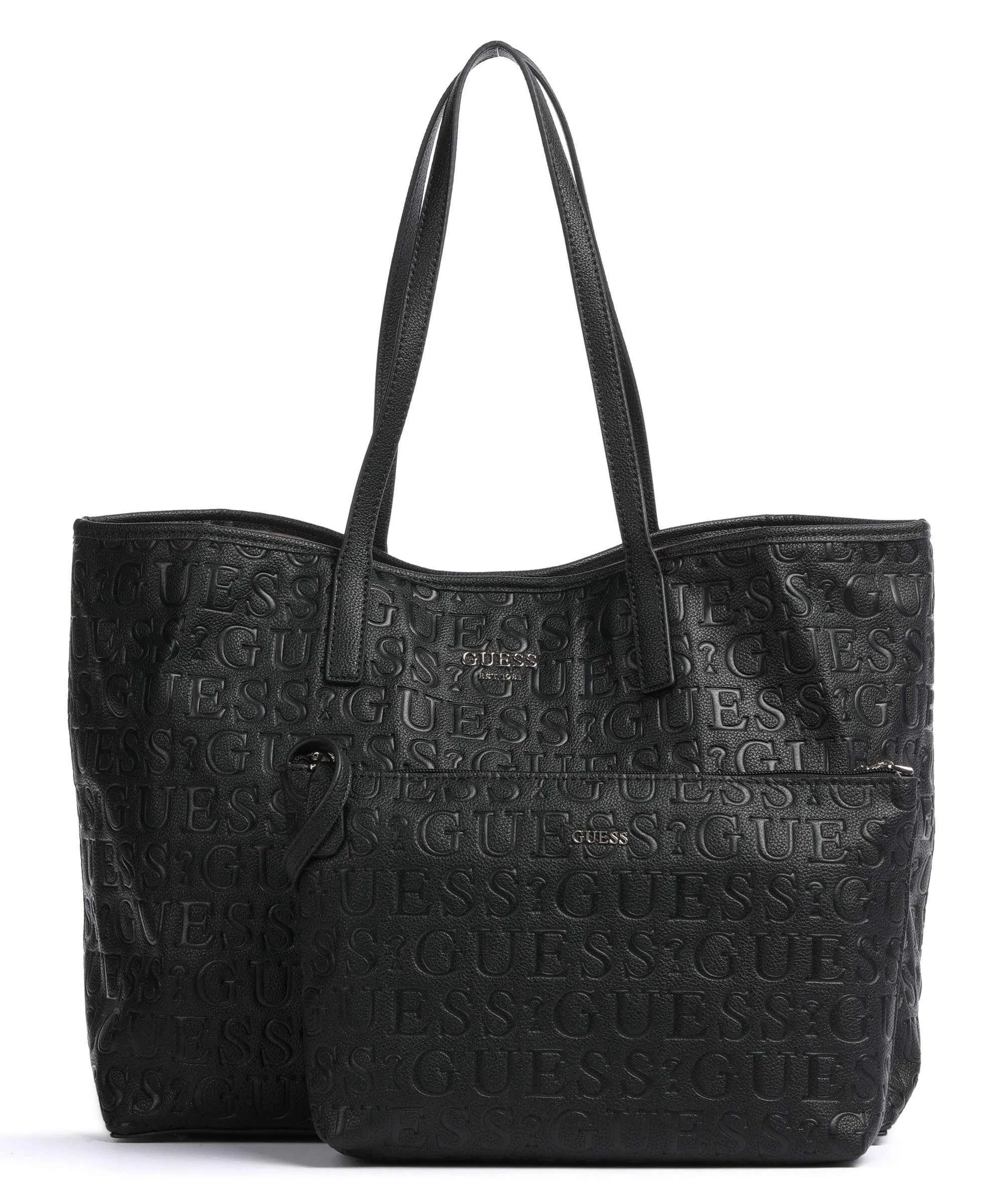  Guess Vikky Borsa shopper pelle sintetica nero  