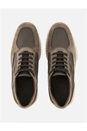 HOGAN Calzature,Sneakers Interactive In Pelle Beige 