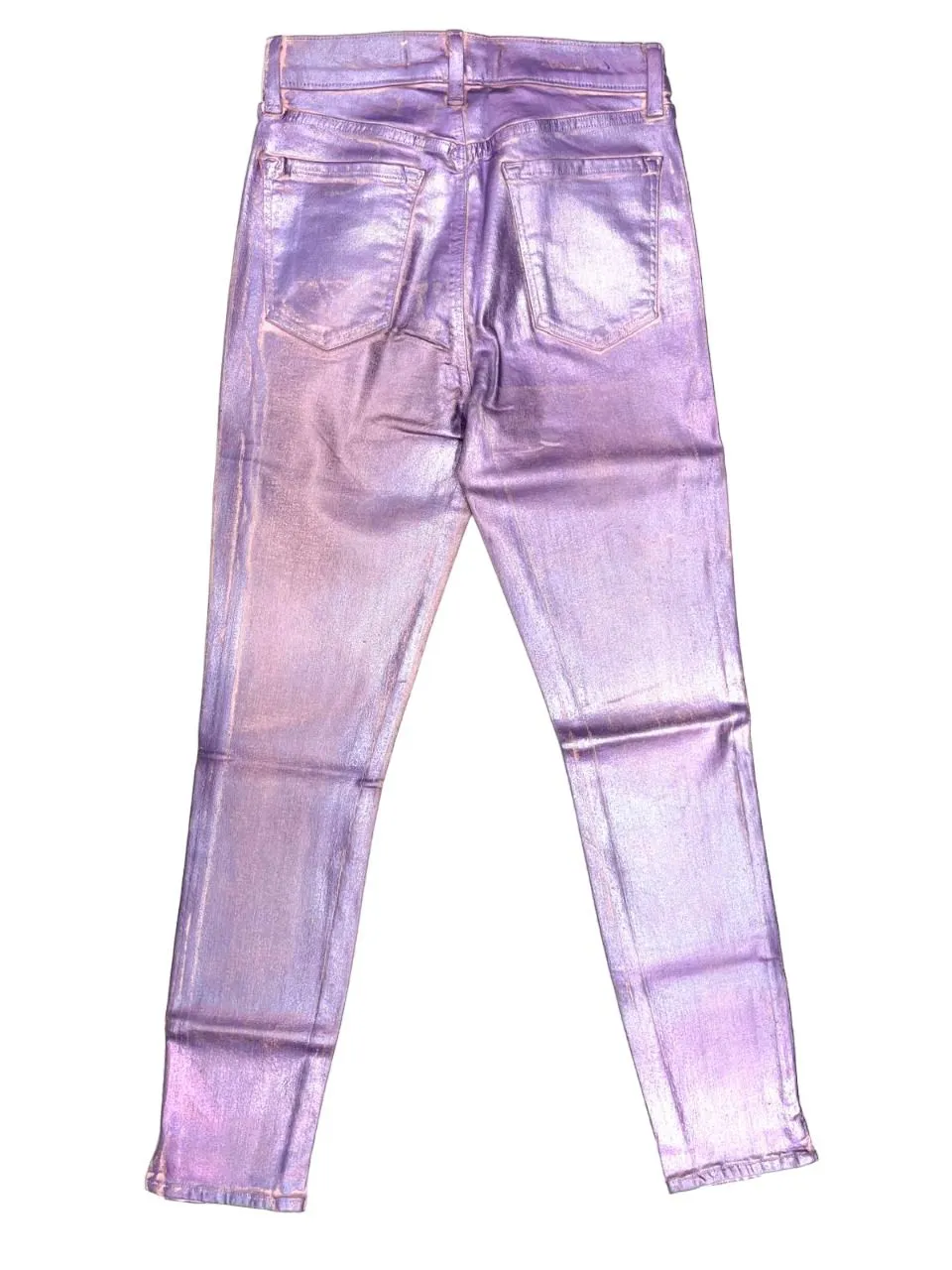 JEANS ROSA "ALANA" IN DENIM DI COTONE