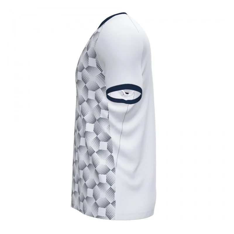 JOMA SUPERNOVA III MAGLIA T-SHIRT TECNICA PADEL TENNIS TRAINING - BIANCO/BLU SCURO