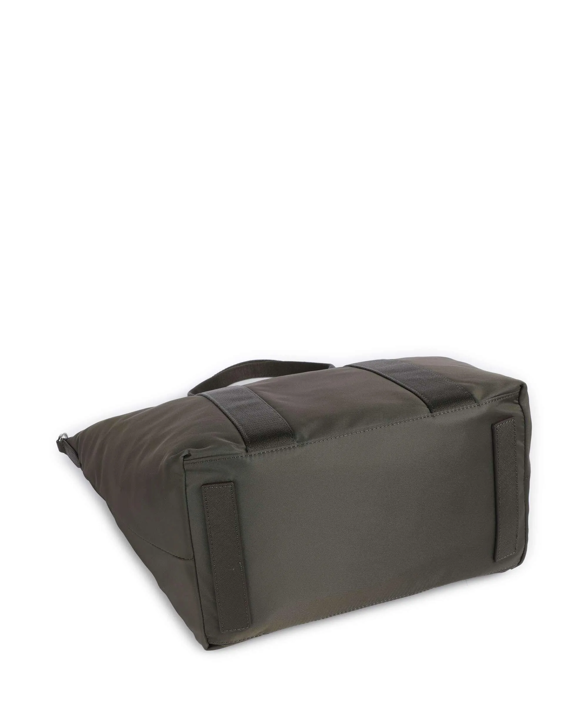  Lauren Ralph Lauren Stevie Medium Borsa a mano nylon riciclato cachi  