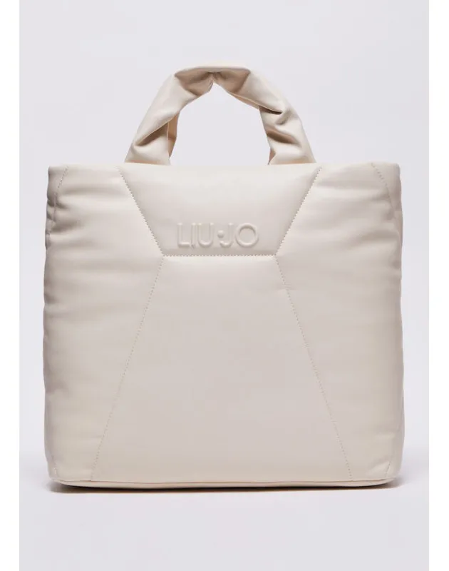 LIU JO - Borsa a mano imbottita effetto bold