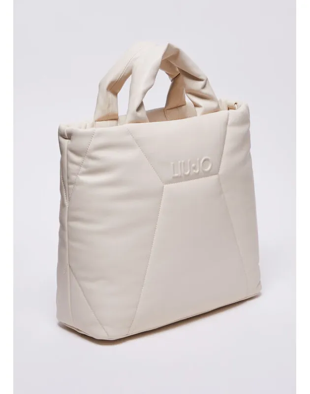 LIU JO - Borsa a mano imbottita effetto bold