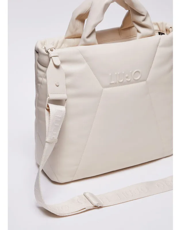 LIU JO - Borsa a mano imbottita effetto bold