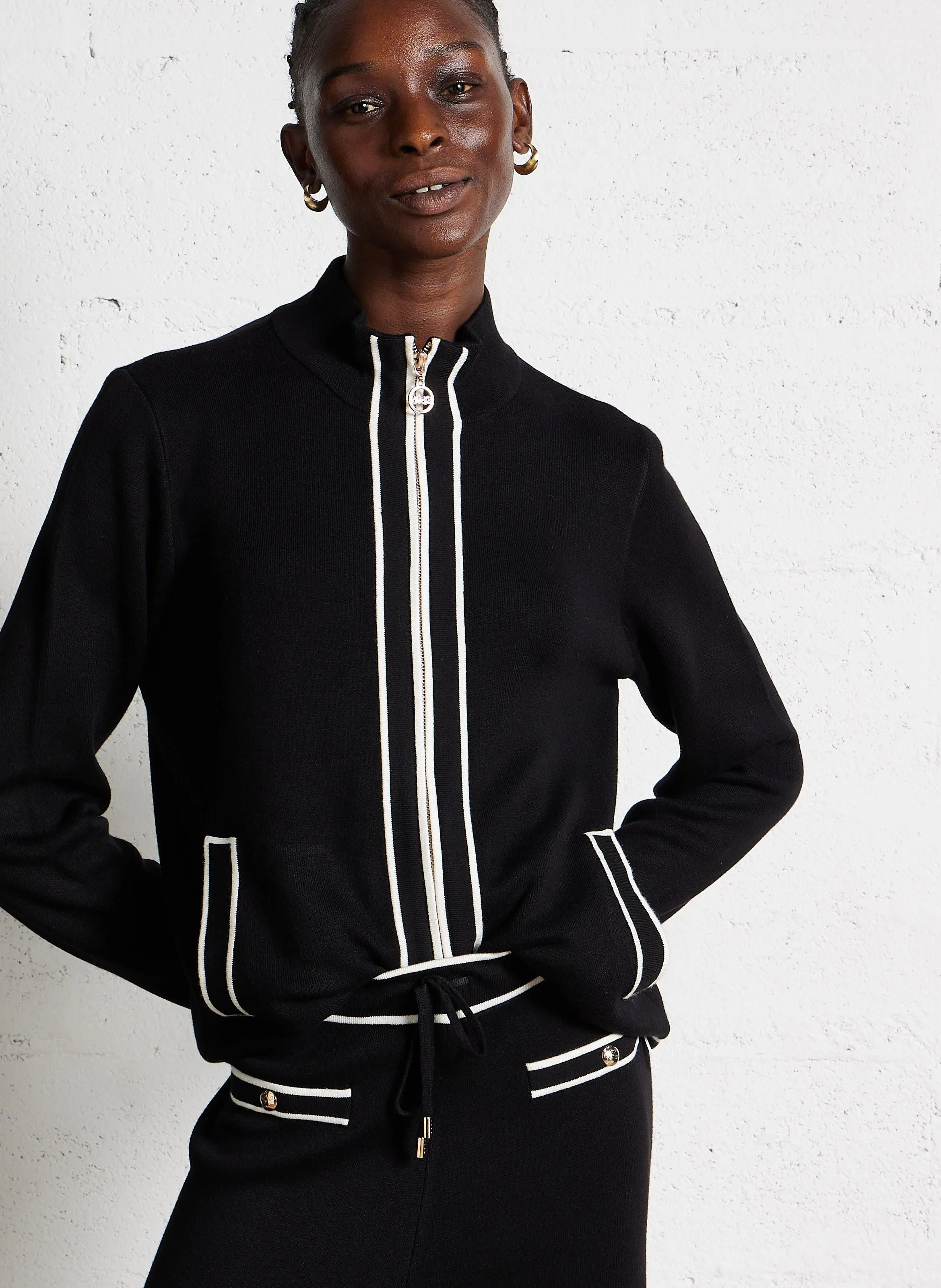  LIU JO   Gilet con collo alto | Nero