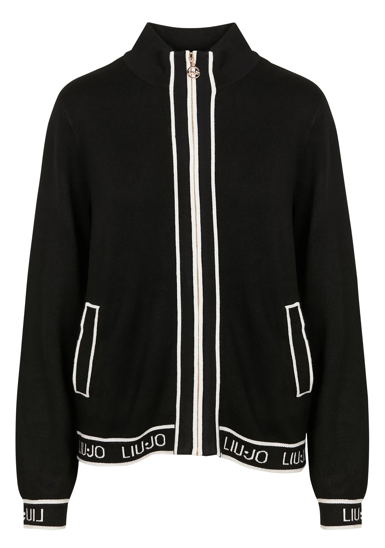  LIU JO   Gilet con collo alto | Nero