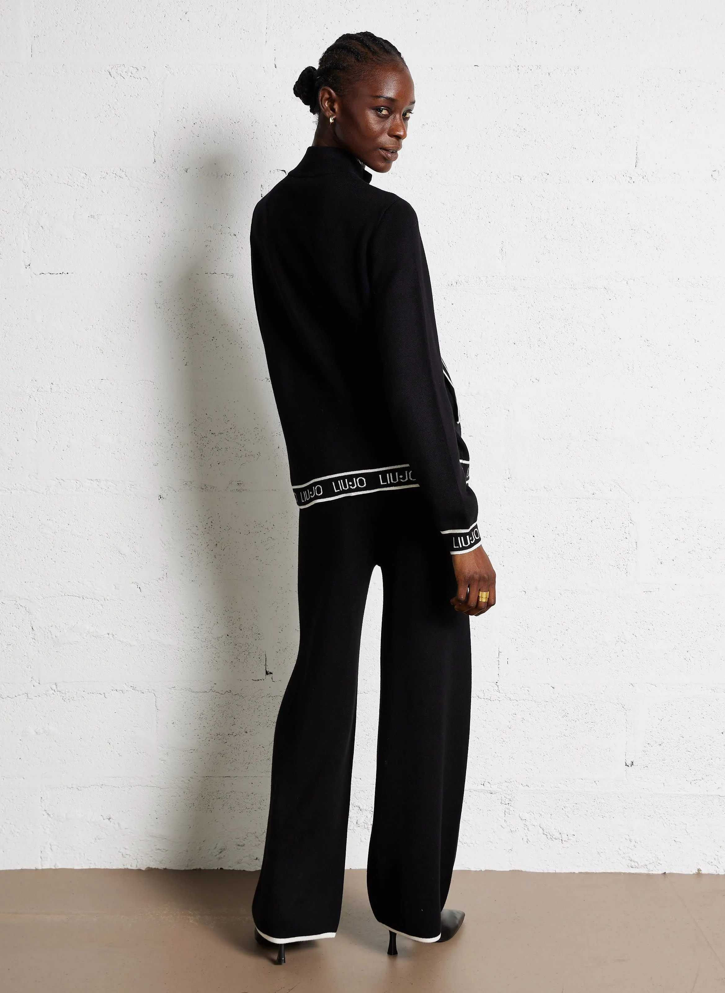  LIU JO   Gilet con collo alto | Nero