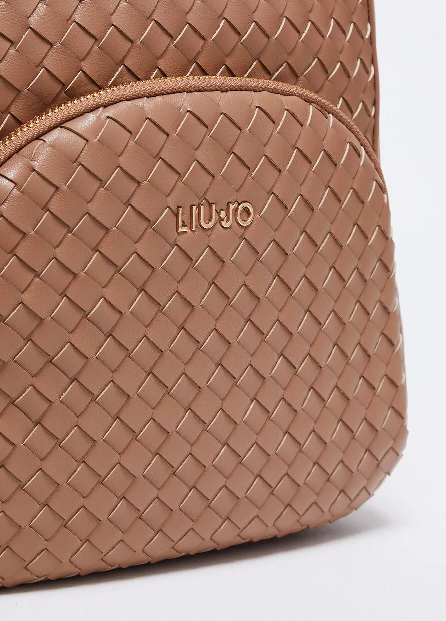 LIU-JO Zaino intrecciato t.