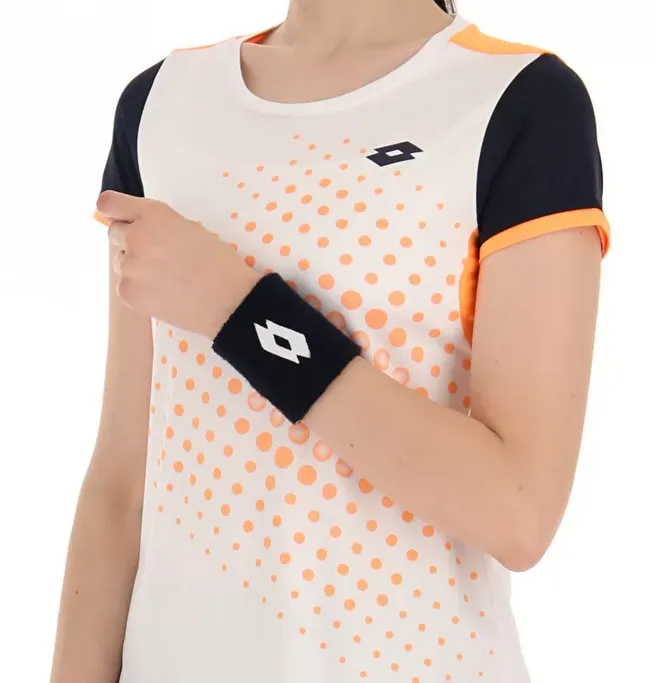 Lotto women's tennis or padel shirt Top W IV Tee 1 217348 2F8 bright white-orange
