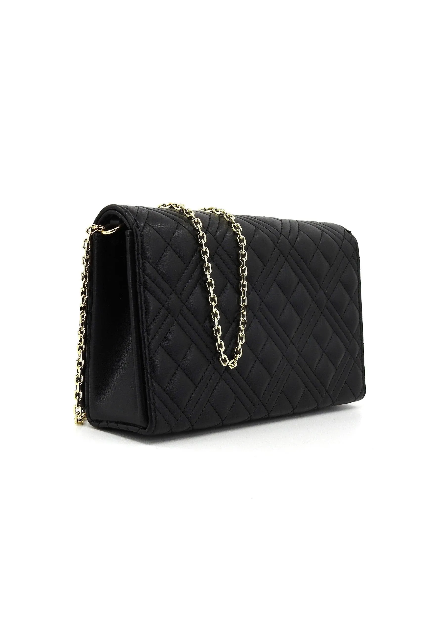 LOVE MOSCHINO Borsa Tracolla Nero Oro JC4079PP1ILA0000