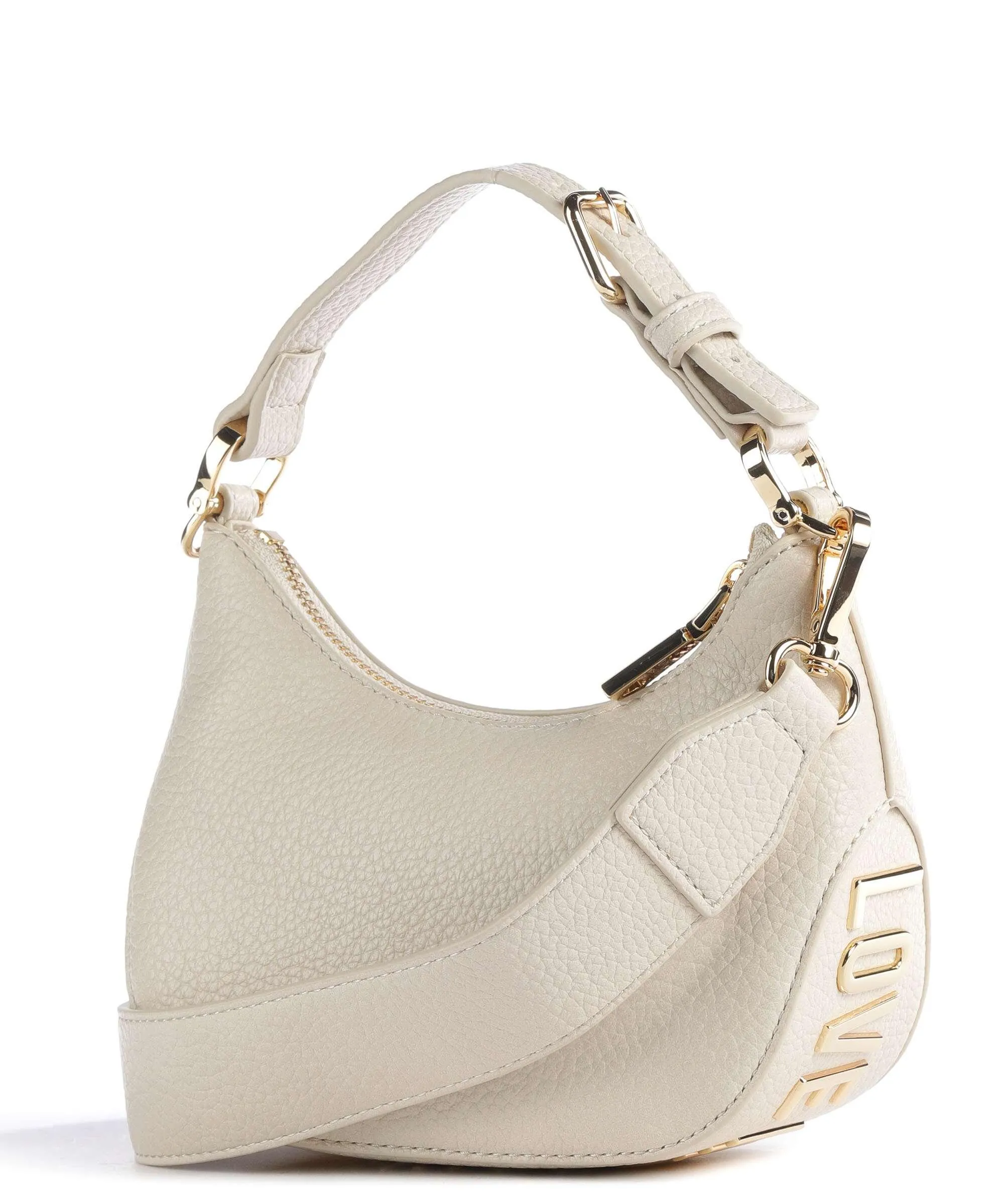  Love Moschino Giant Borsa a spalla pelle sintetica avorio  