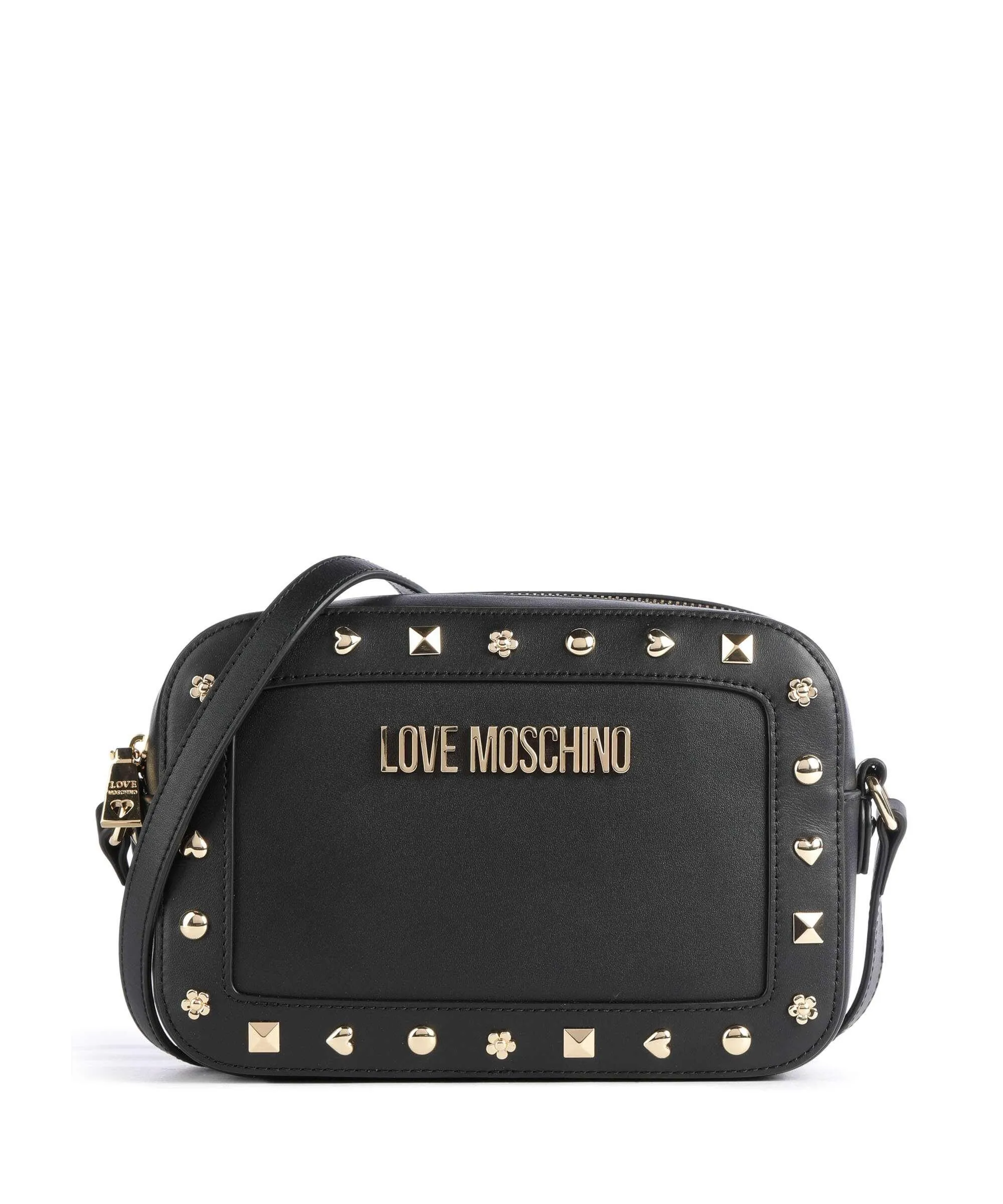  Love Moschino Roar Borsa a tracolla pelle sintetica nero  