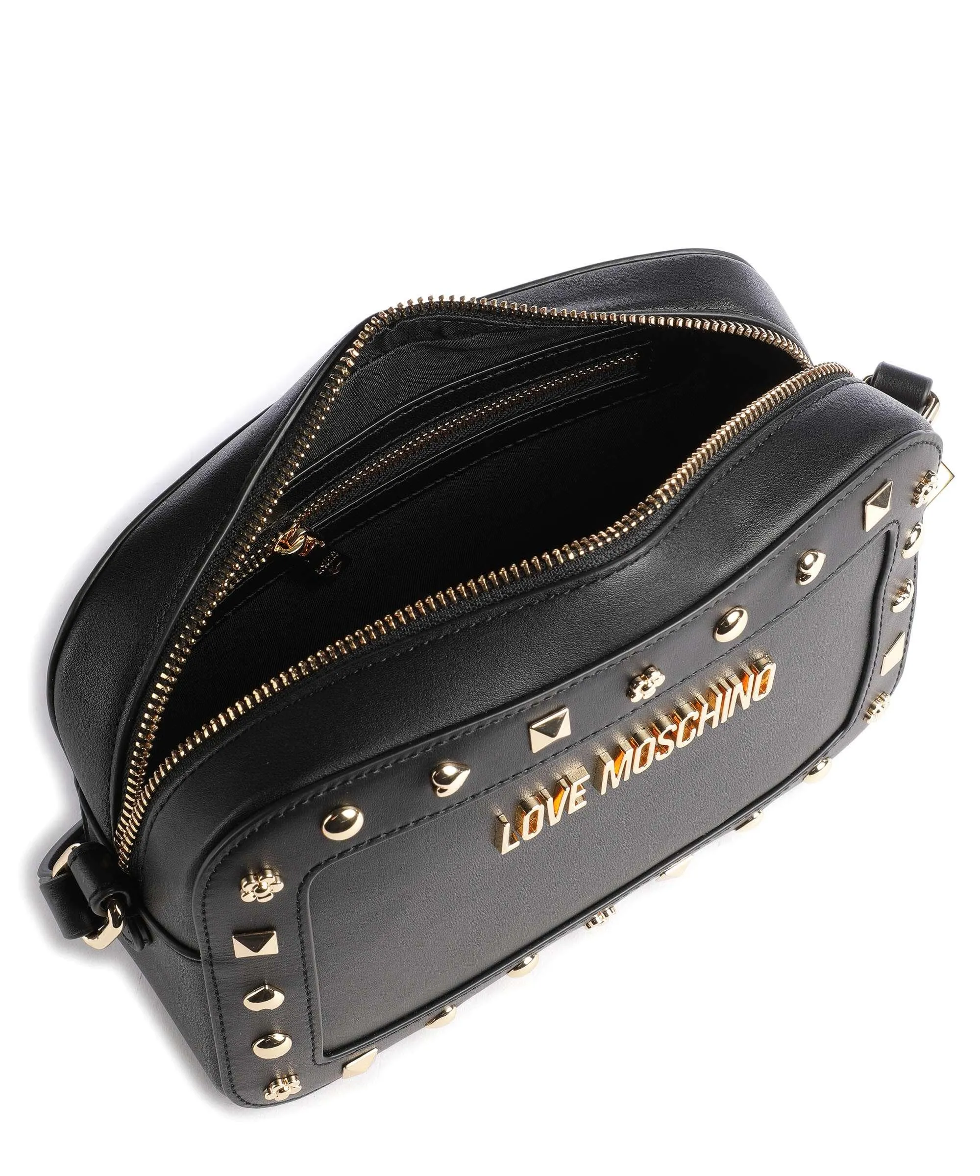  Love Moschino Roar Borsa a tracolla pelle sintetica nero  