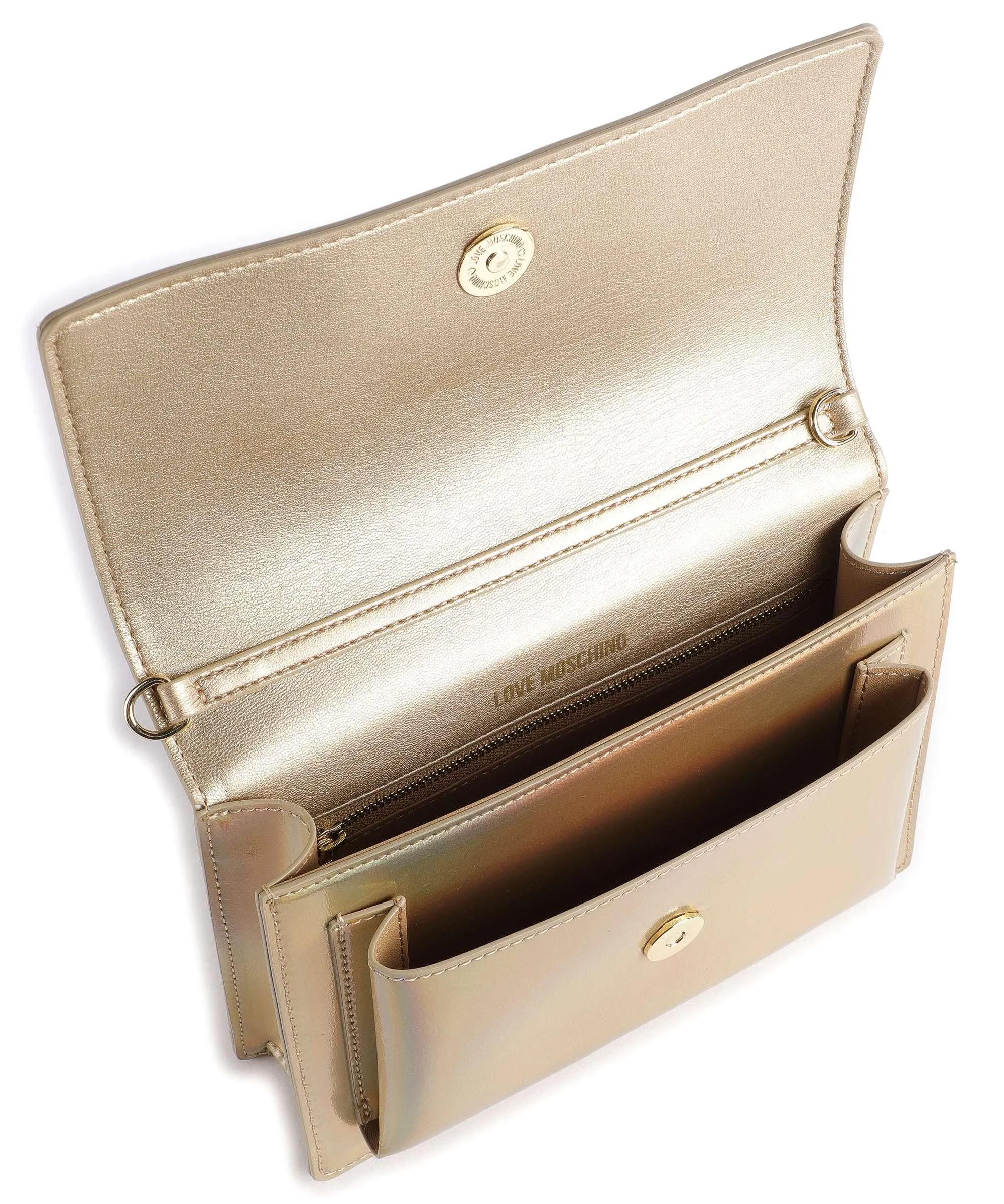  Love Moschino Smart Daily Borsa a tracolla pelle sintetica oro  