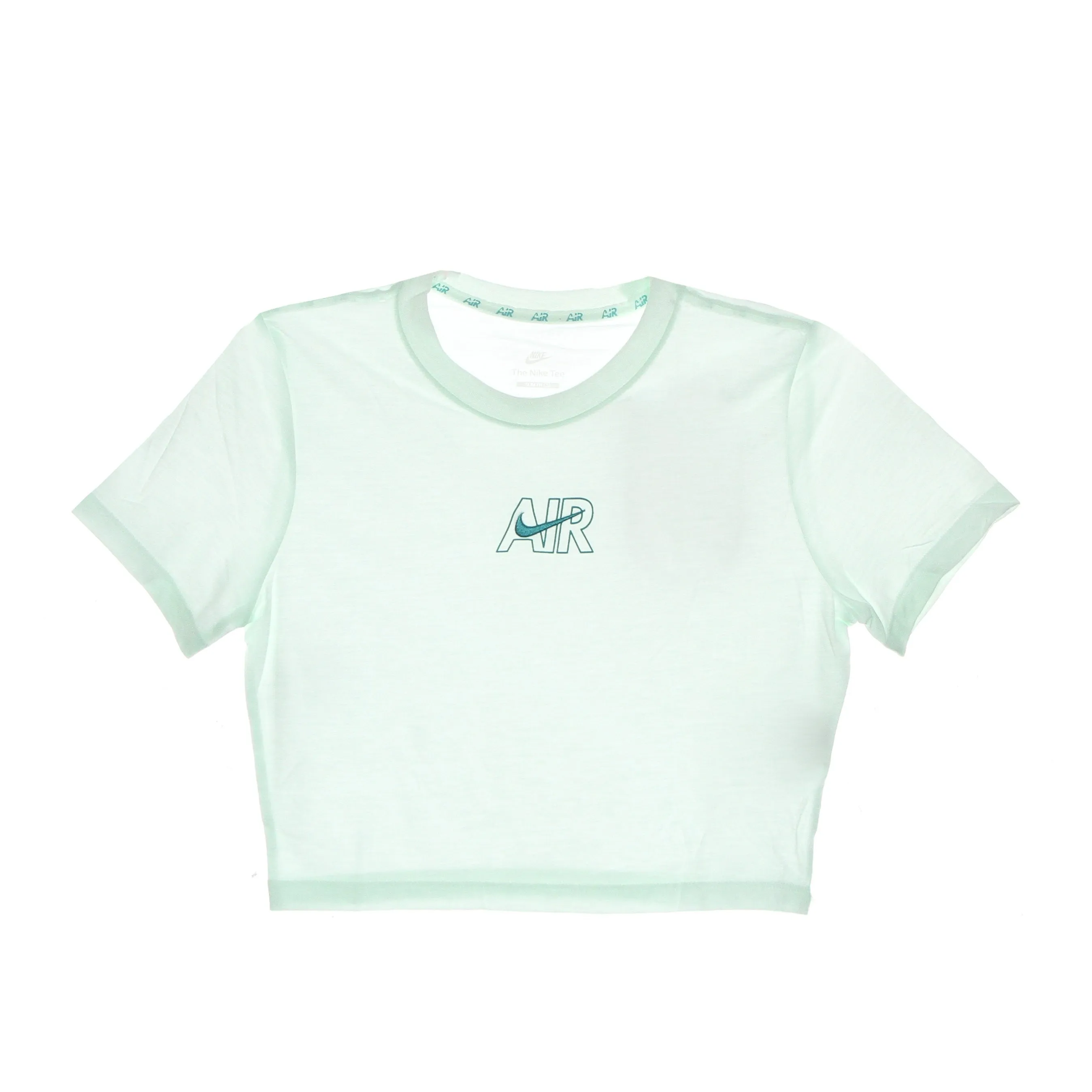 Maglietta Corta Donna Slim Crop Air Tee Barely Green