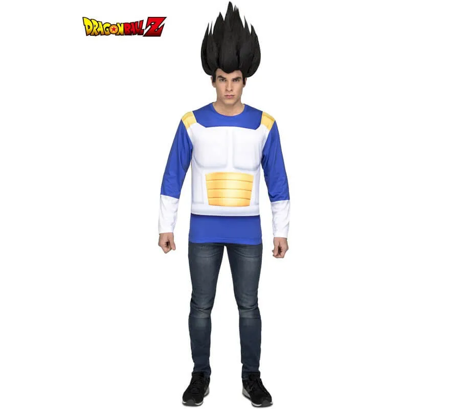Maglietta costume di Vegeta di Dragon ball per uomo